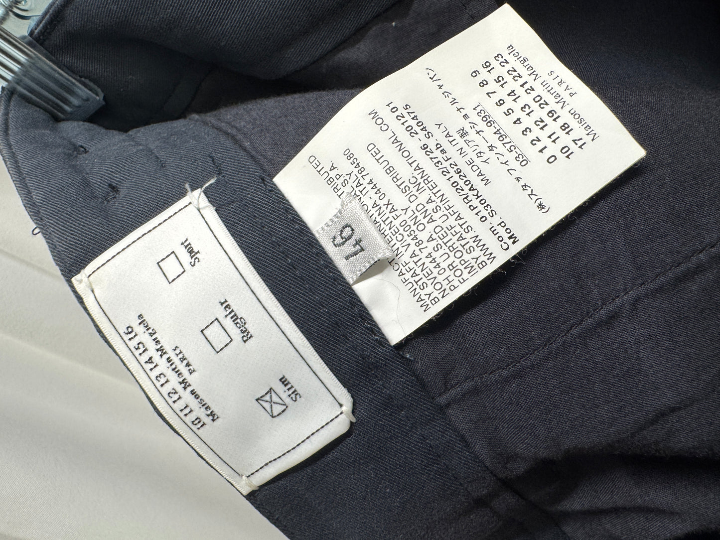 Maison Martin Margiela SS12 Deconstructed Side Panel Trouser