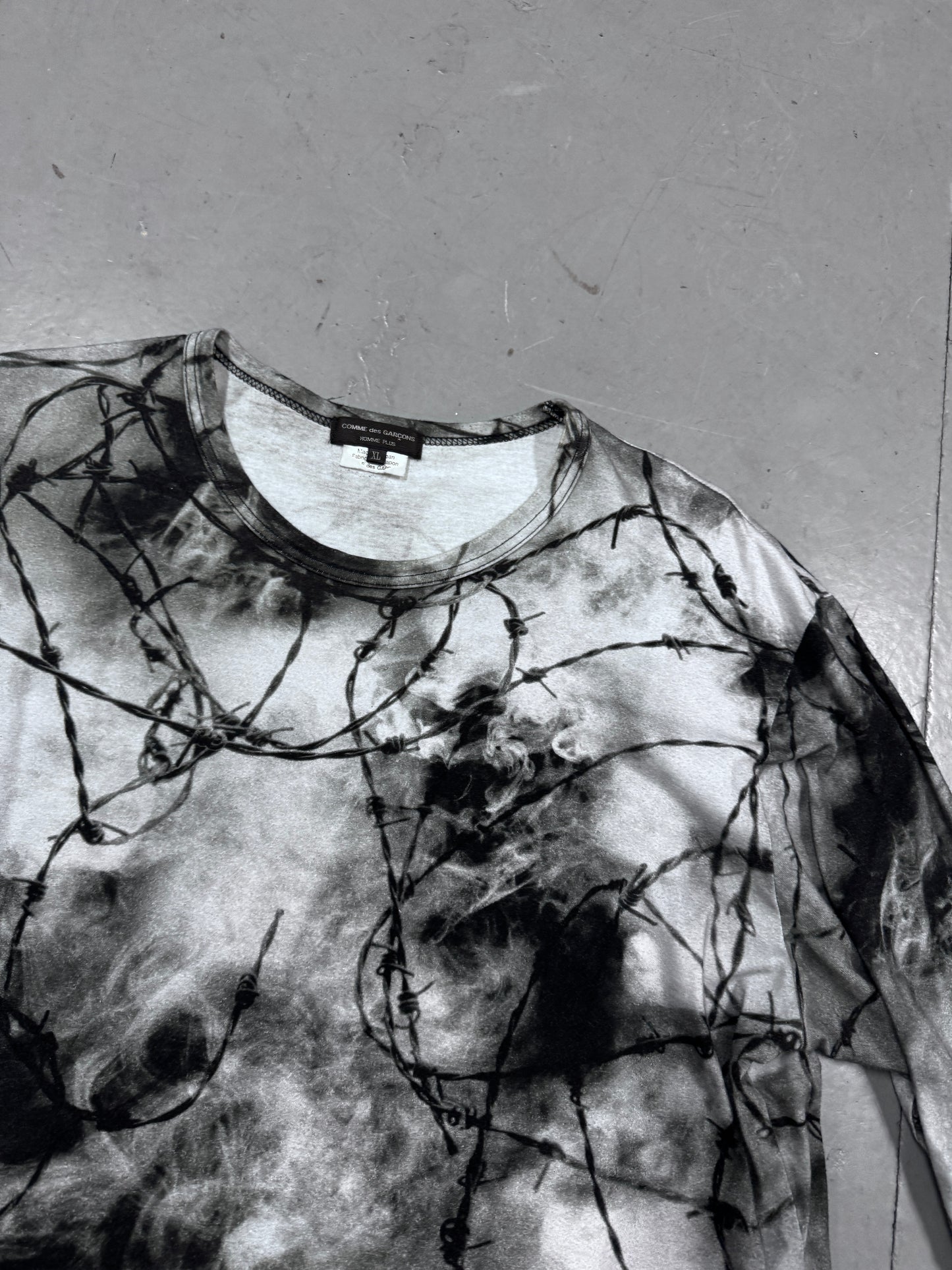 Comme Des Garcons Homme Plus Barbed Wire Longsleeve