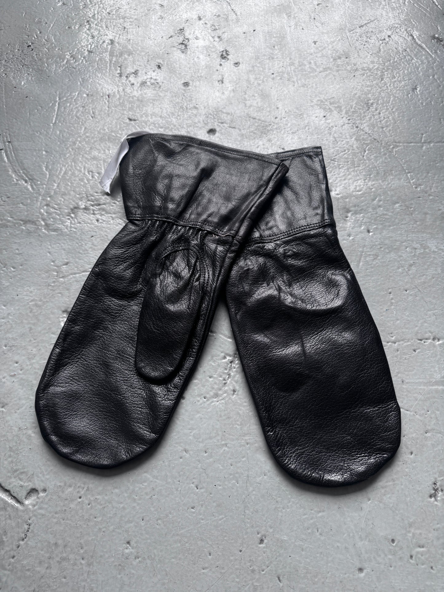 Military Large Leather Mitten