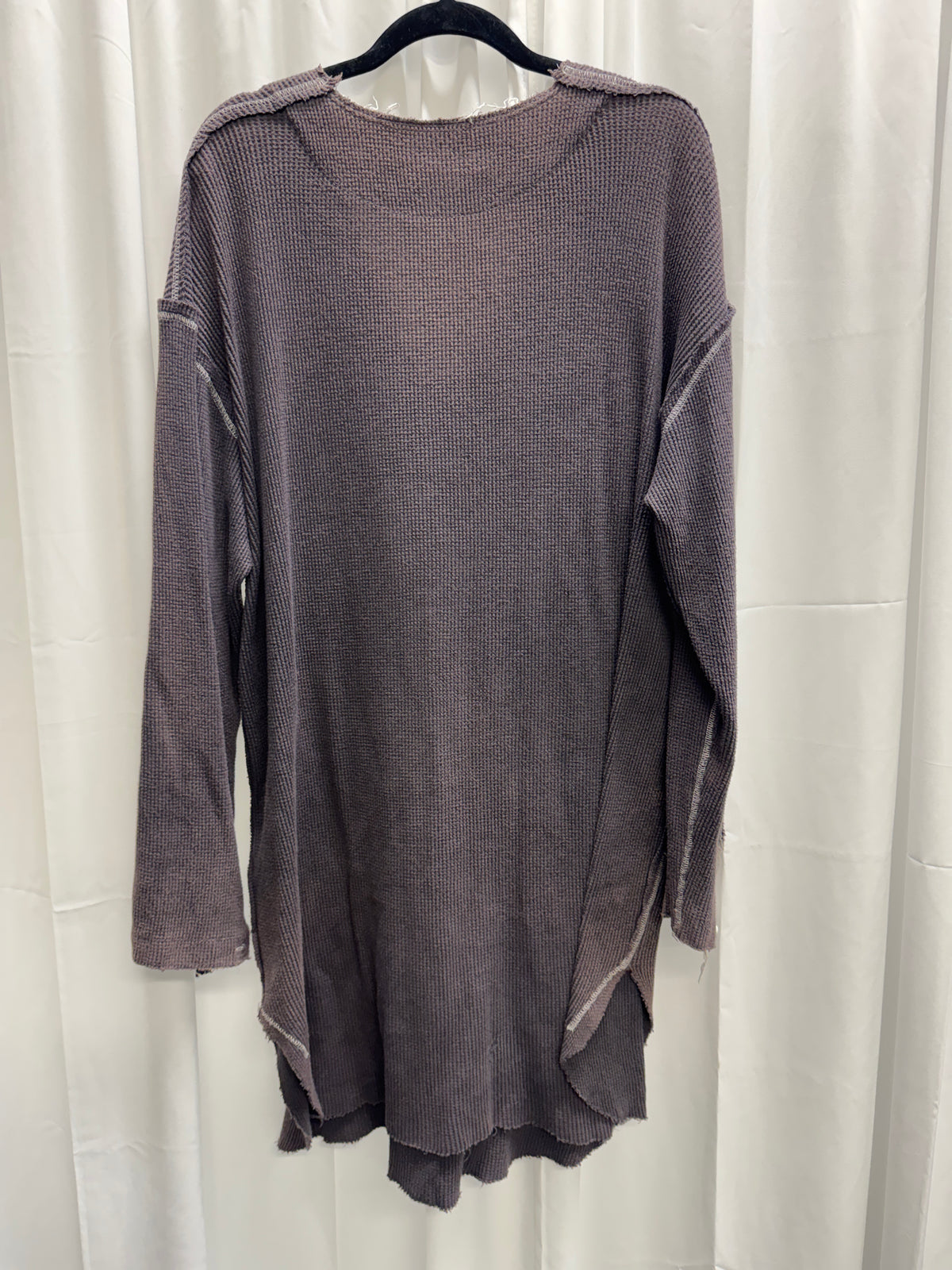 sulvam Early Deconstructed Broken Knit Tunic