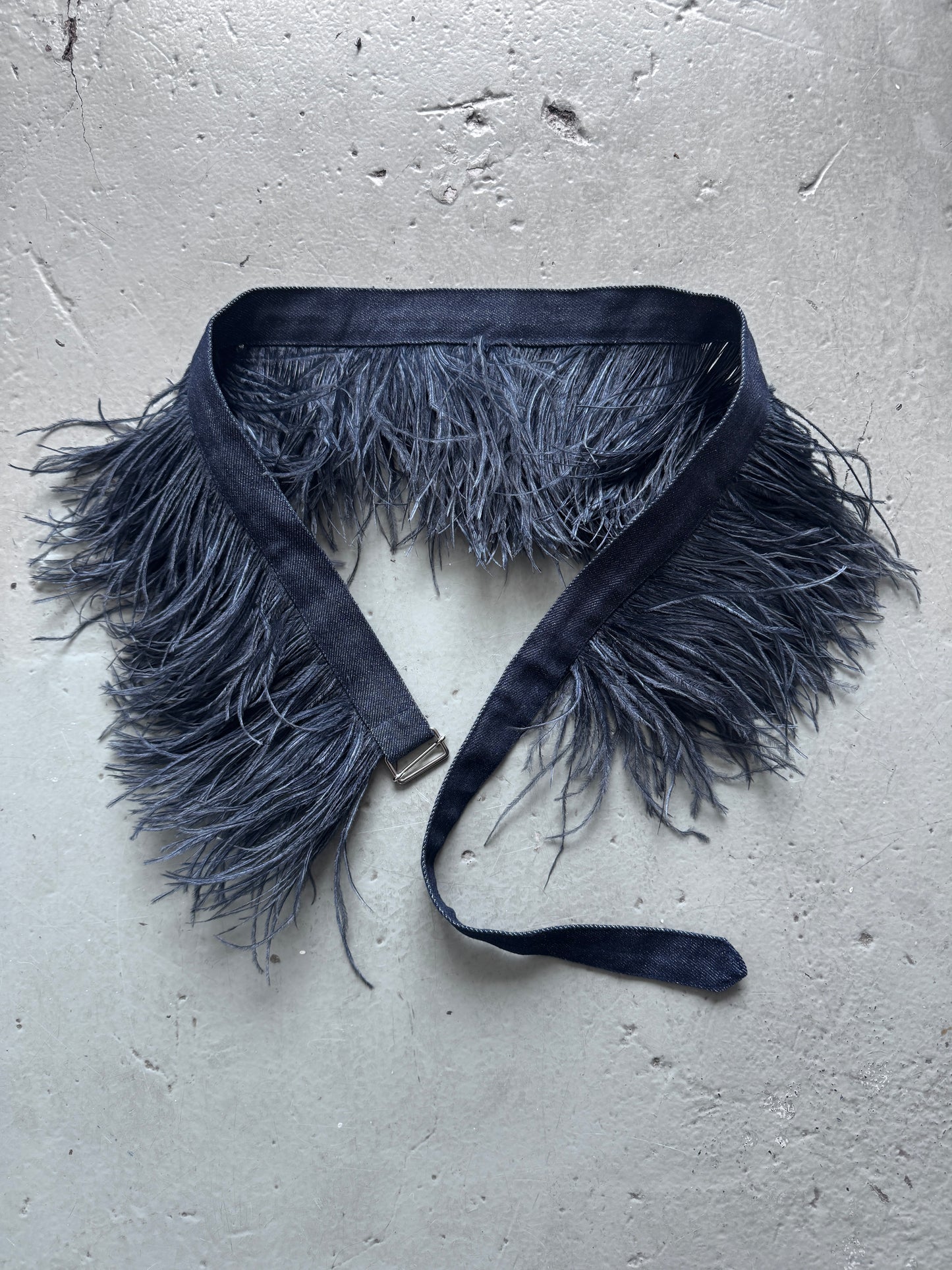 Stefan Cooke Denim Feather Belt