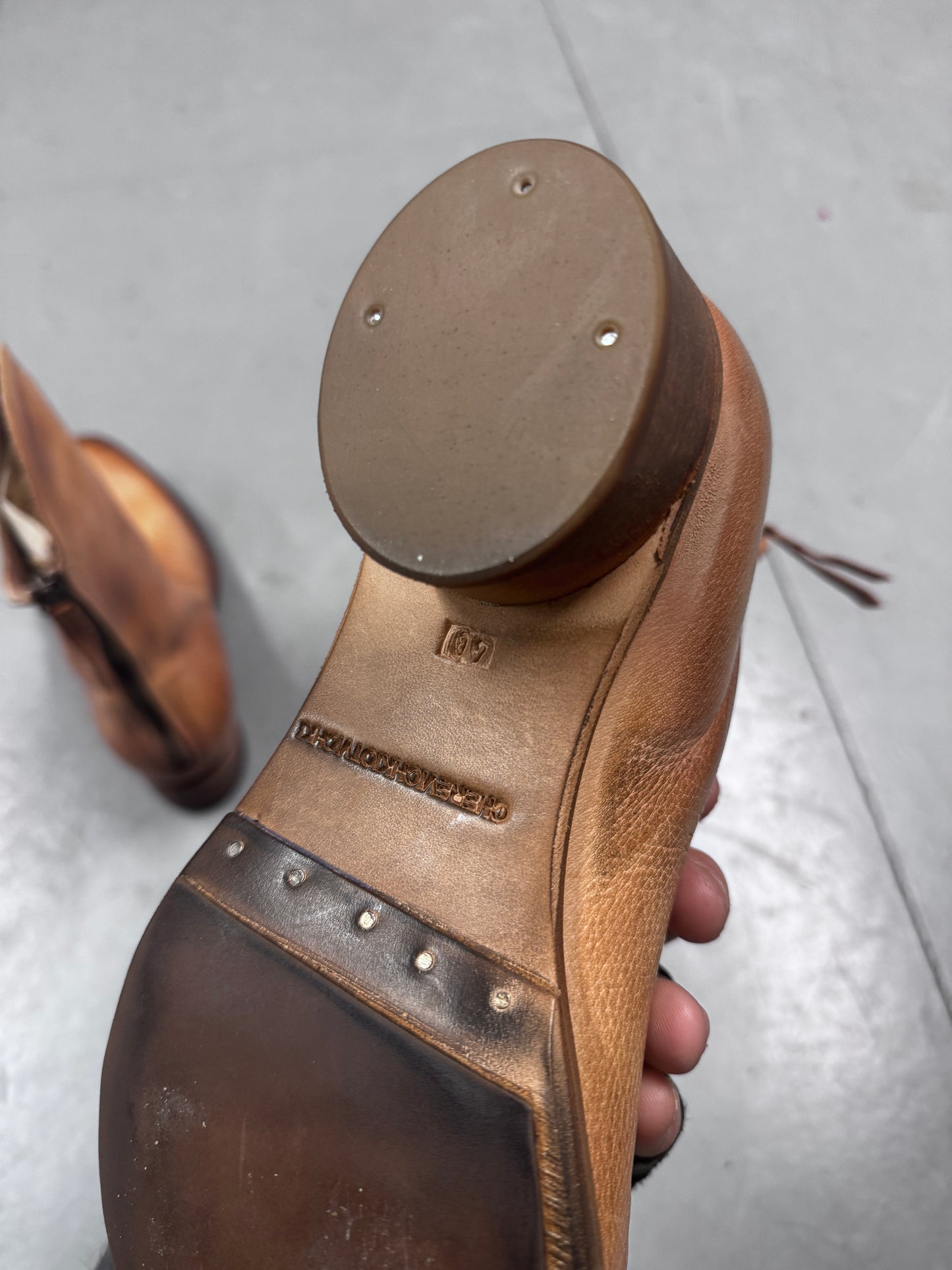 Cherevichkiotvichki Back Zip Boot