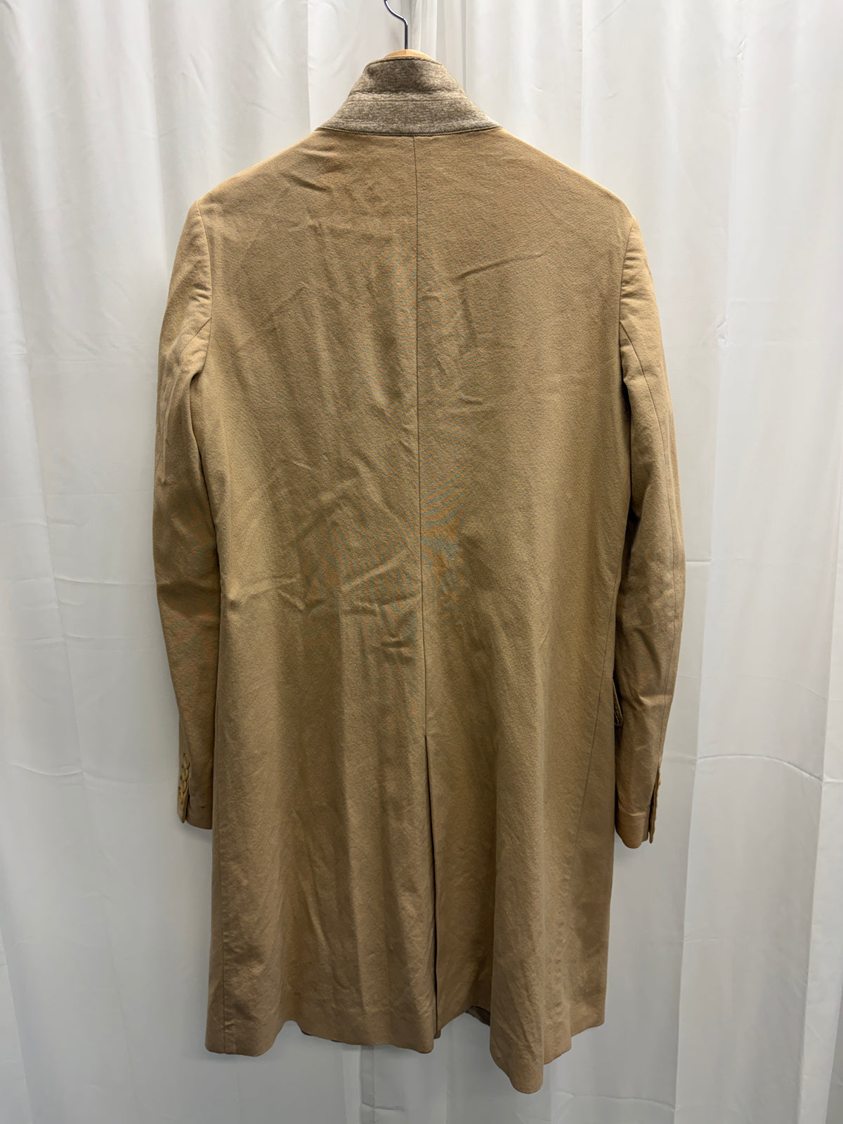 Helmut Lang 1990s Minimalist Longline Cotton Jacket