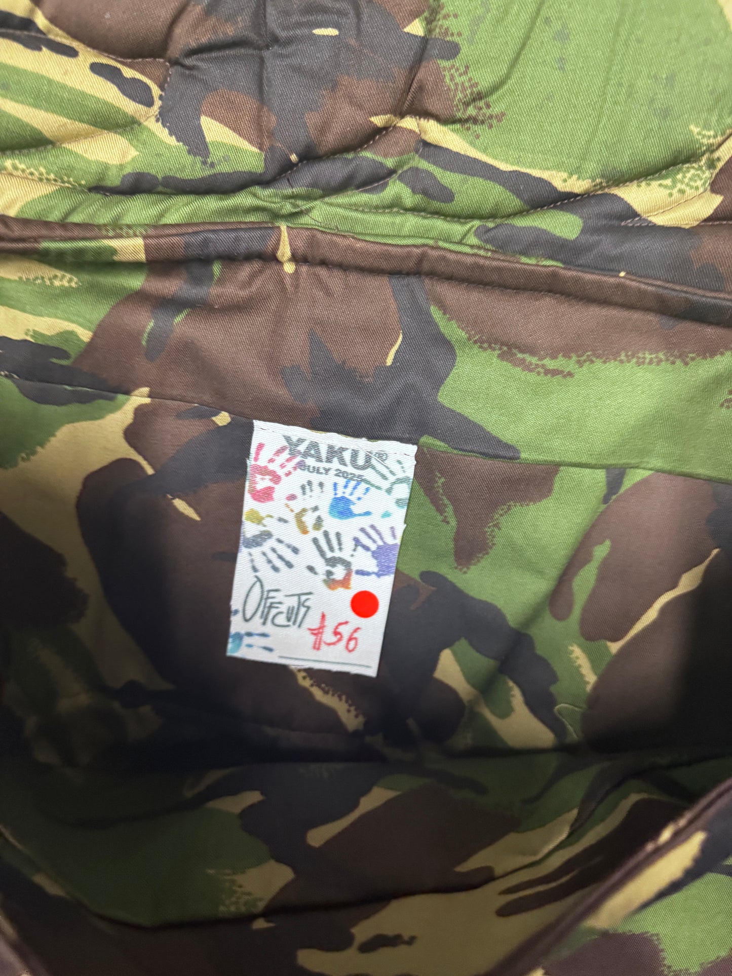 Yaku Stapleton Spiked Camo Bag