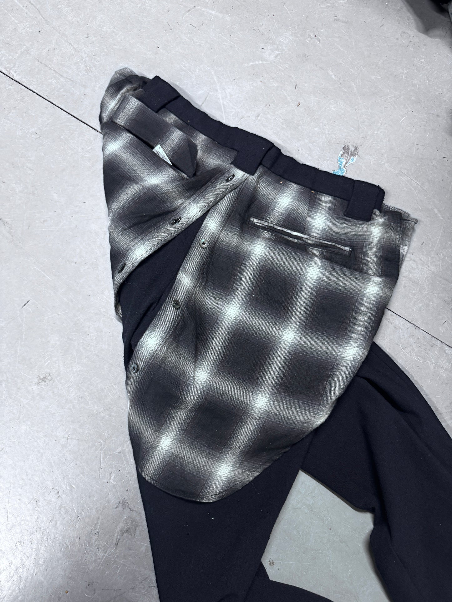 Mihara Yasuhiro Layered Waistband Sweat Trouser
