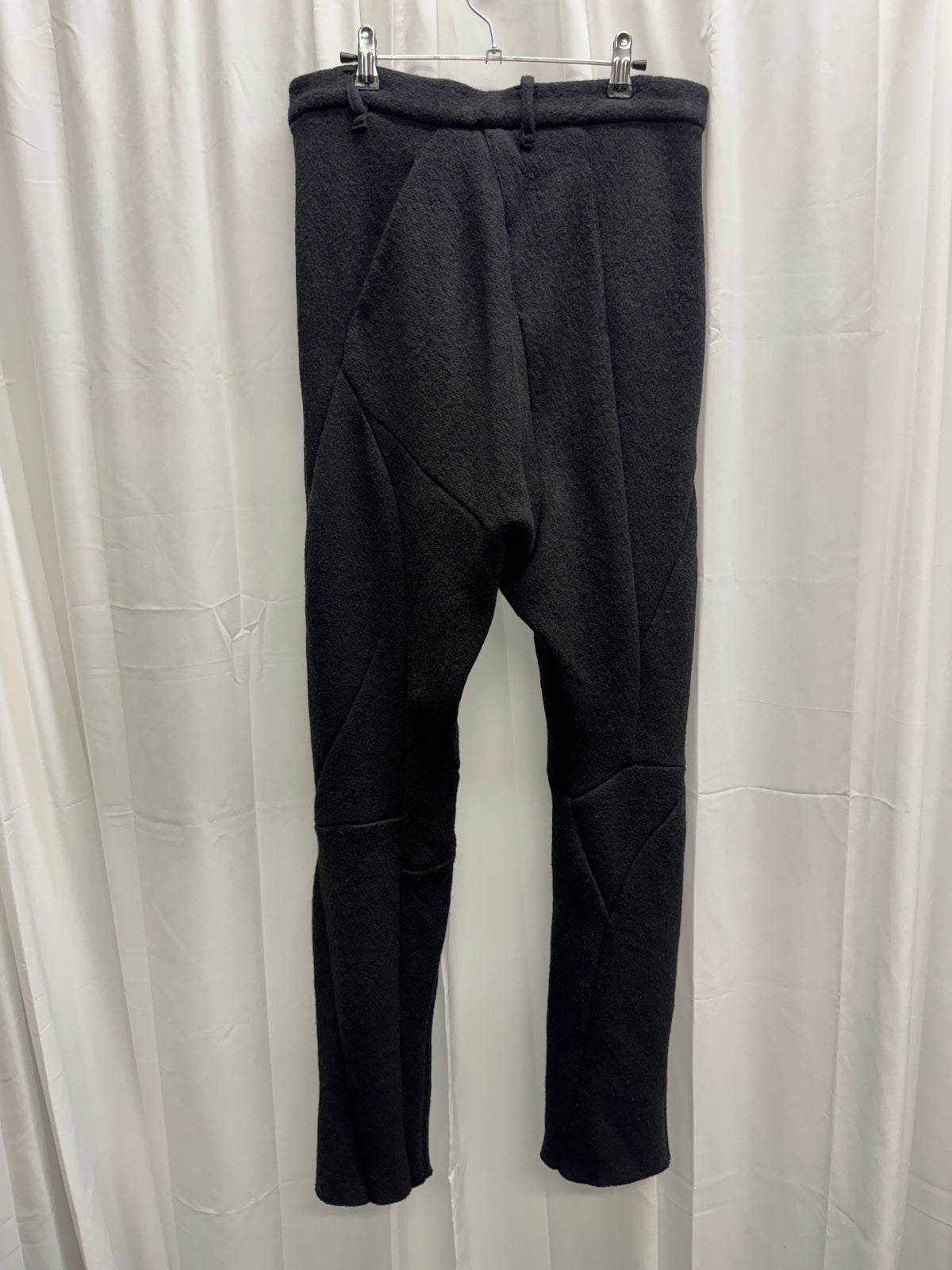Leon Emanuel Blanck Early Asymmetric 3D Construction Knit Trousers