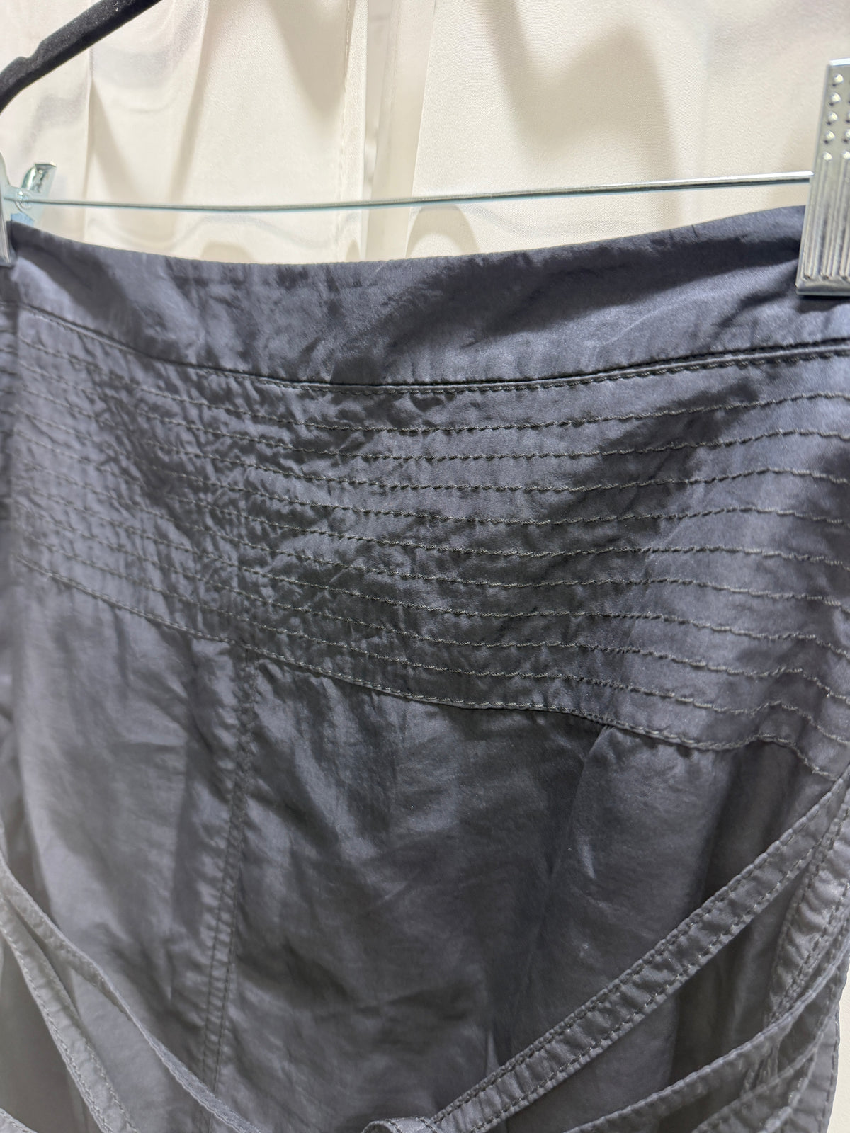 Veronique Branquinho SS03 Lace Wrapped Silk Skirt