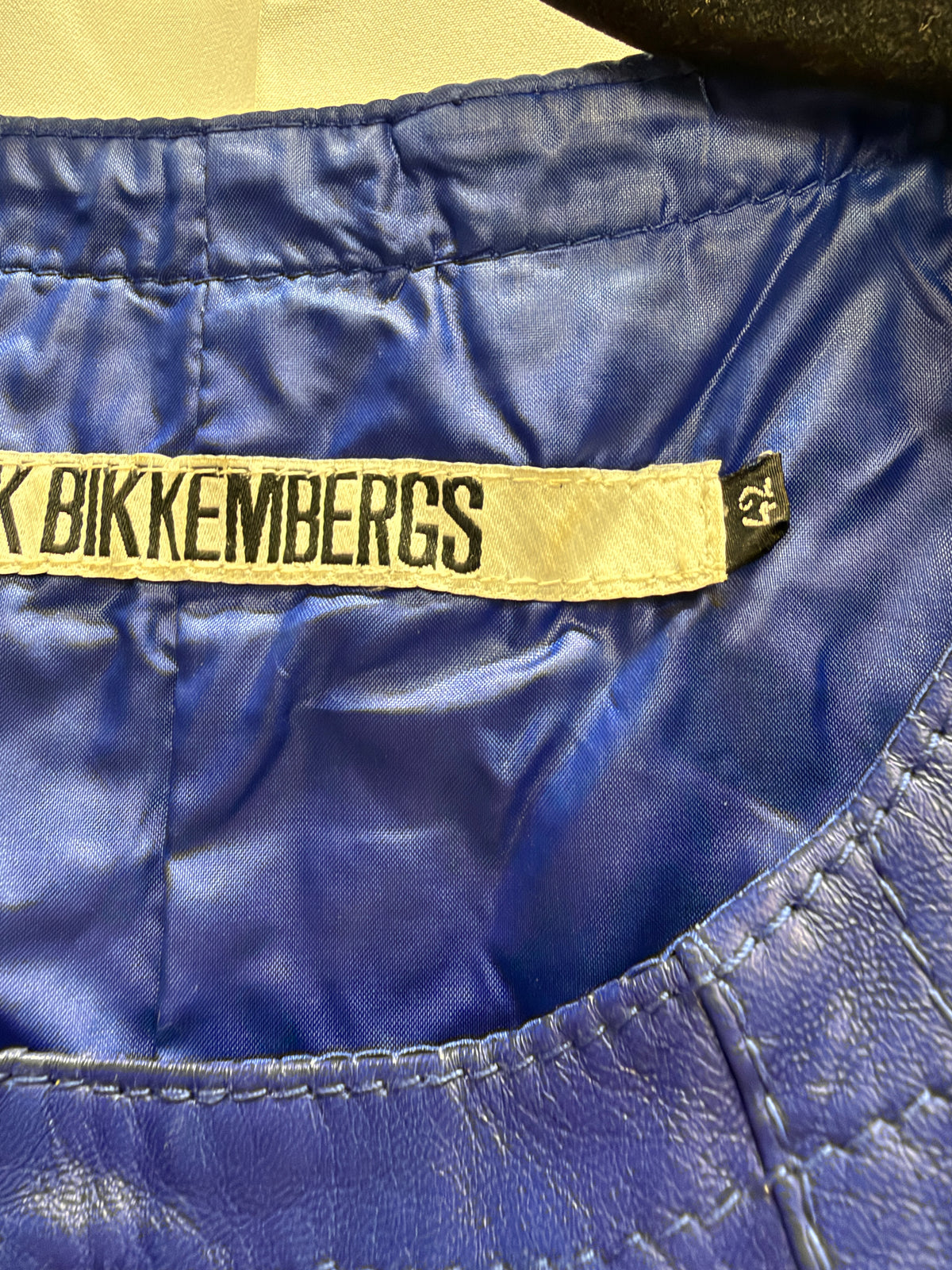 Dirk Bikkembergs 1990s Perforated Leather Moto Vest (S)