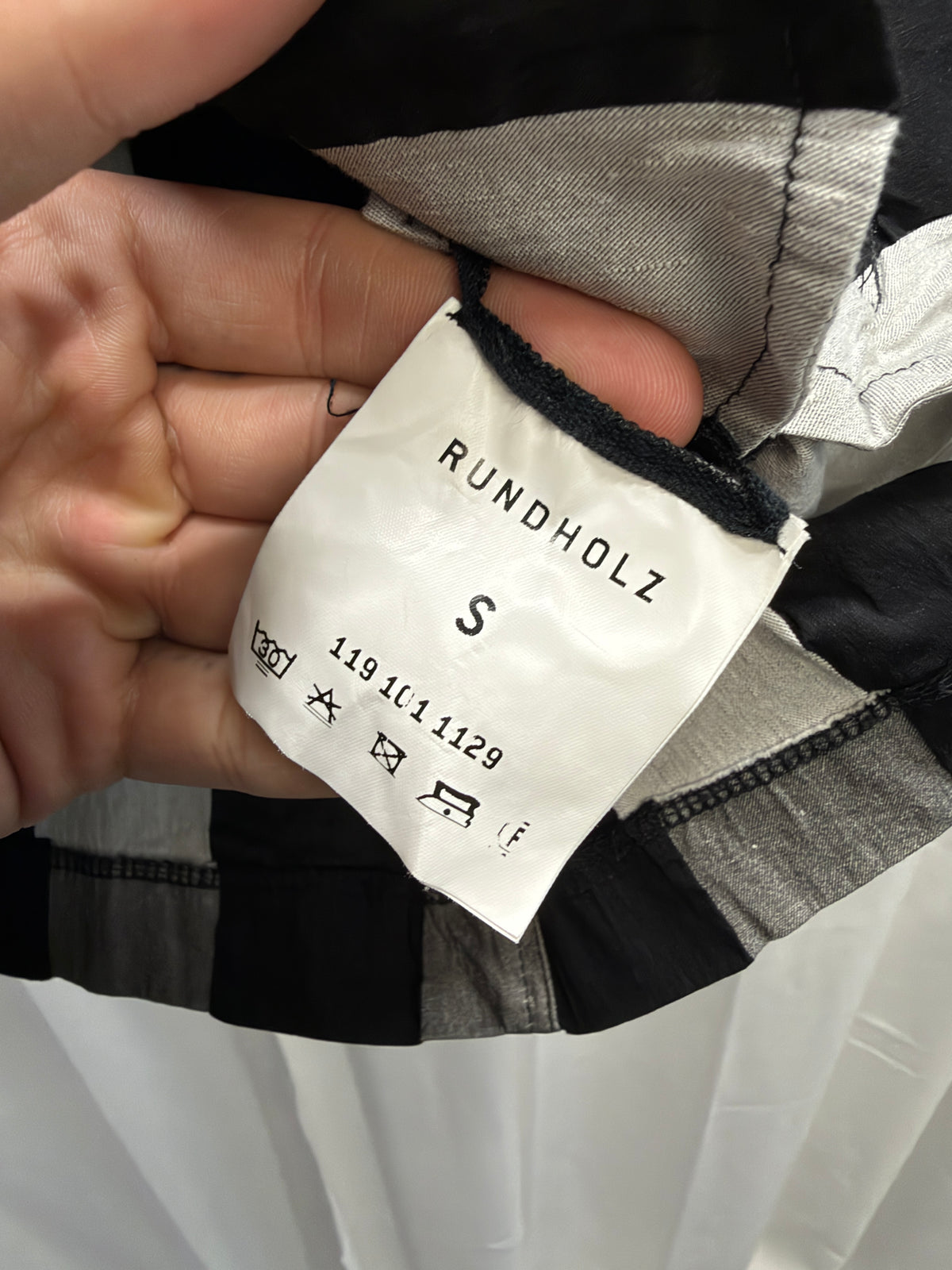 Rundholz Crinkle Stripe Tailored Blazer (S)