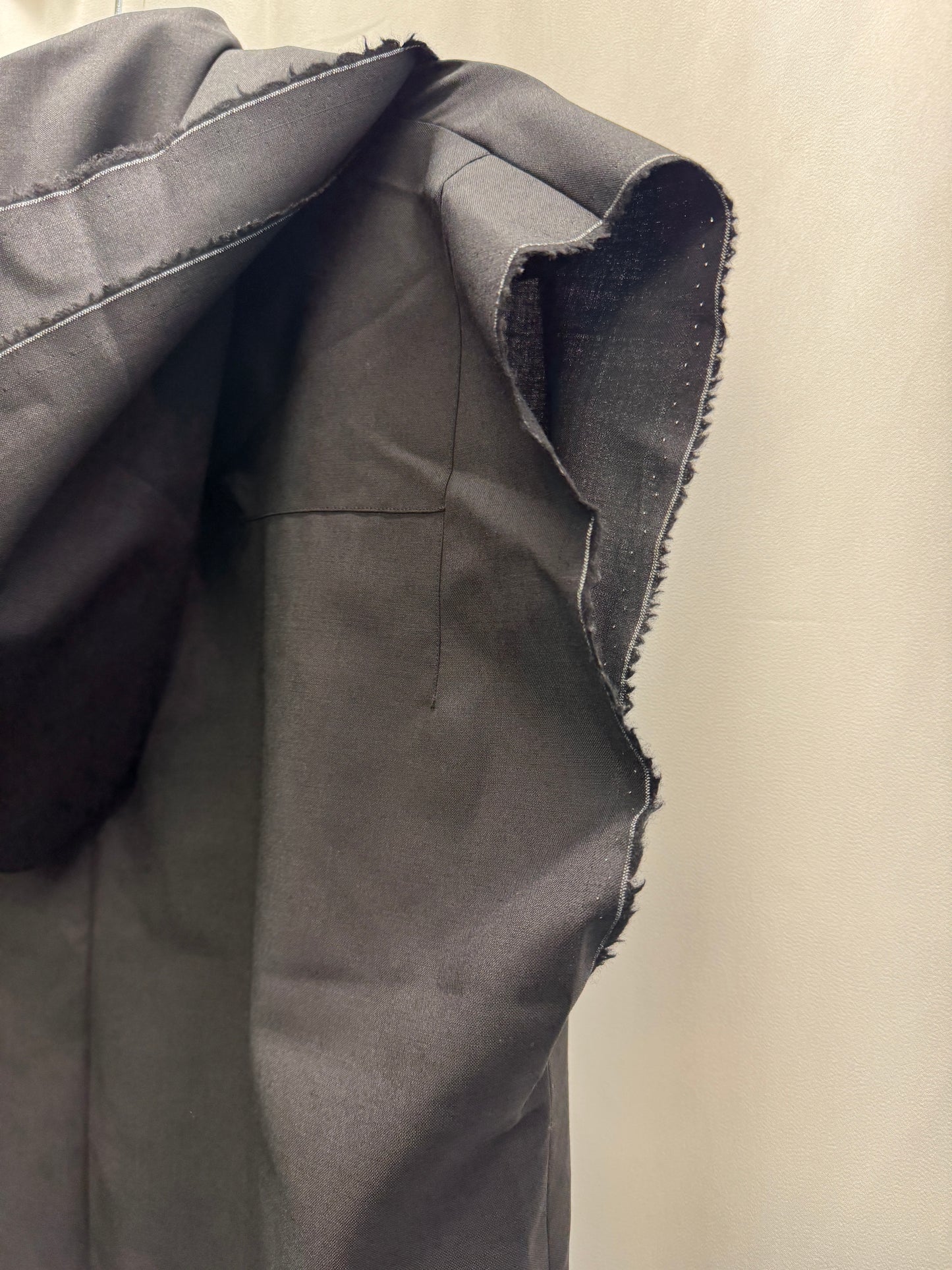 dior homme kva double hooded tie neck vest