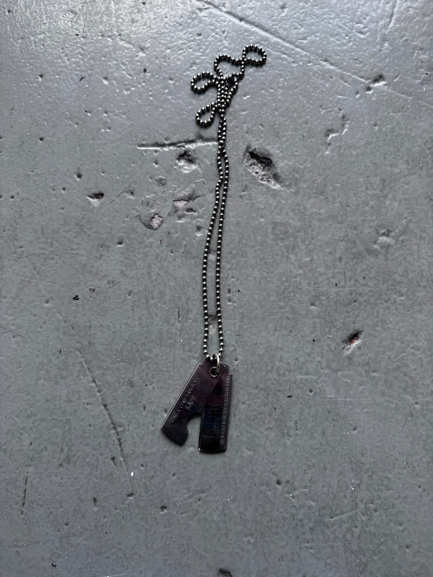 Carol Christian Poell Razor Necklace