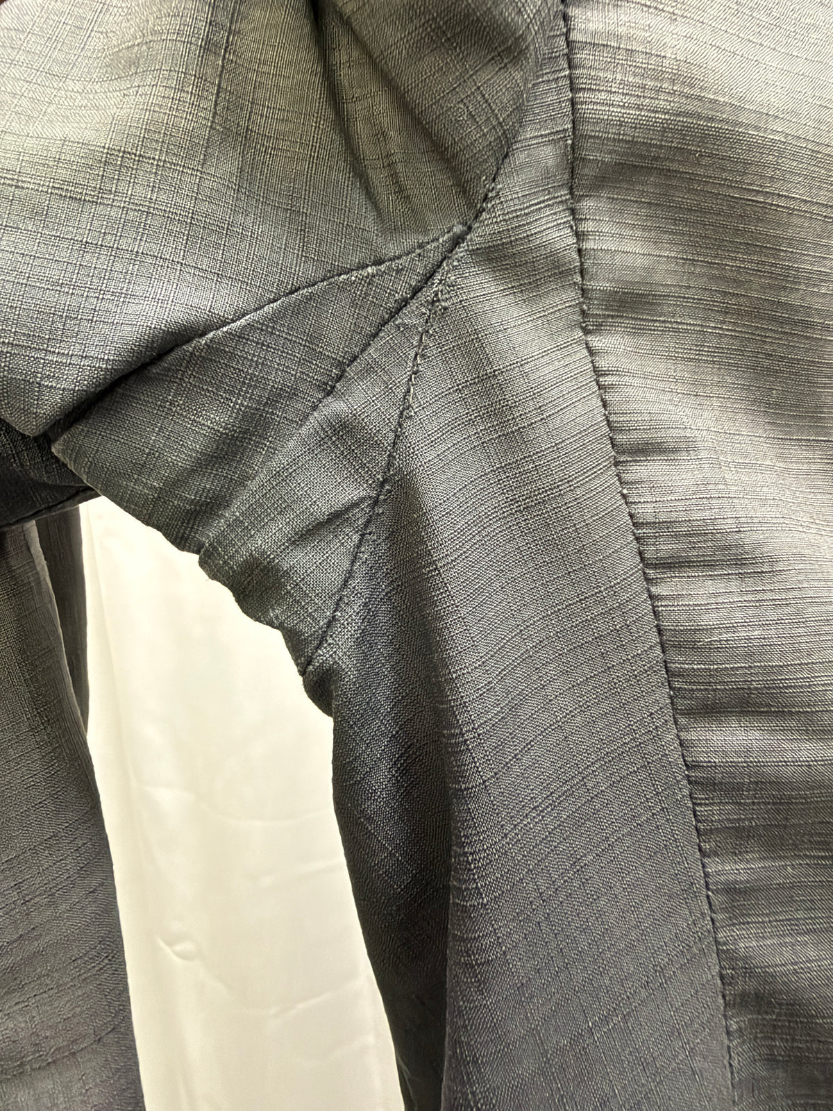Carol Christian Poell SS06 'GM/2098 ORDER/109' Yellow Overlock Stitch Single Button Blazer (S)
