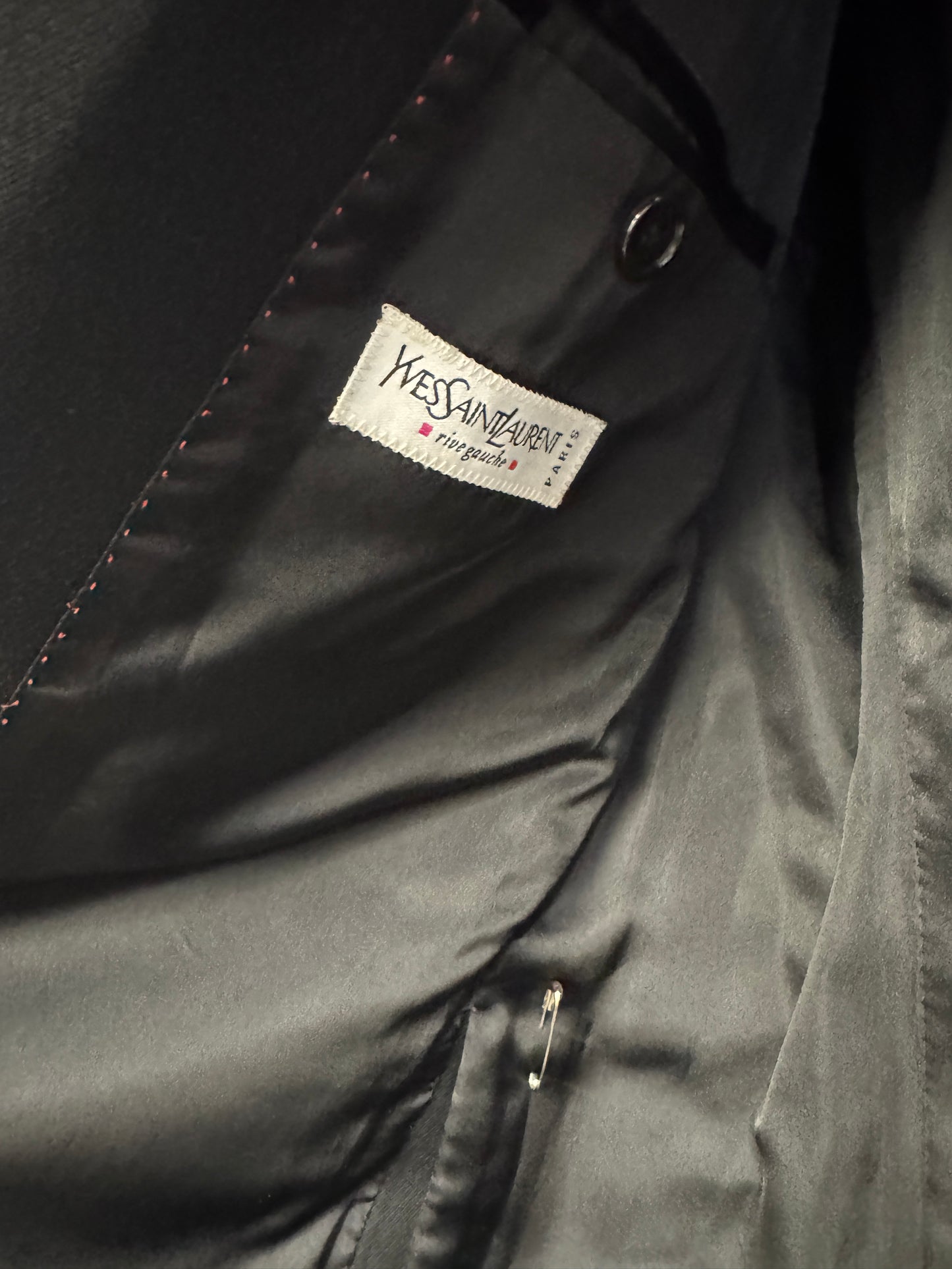 YSL Rive Gauche Hedi Slimane Priest Coat