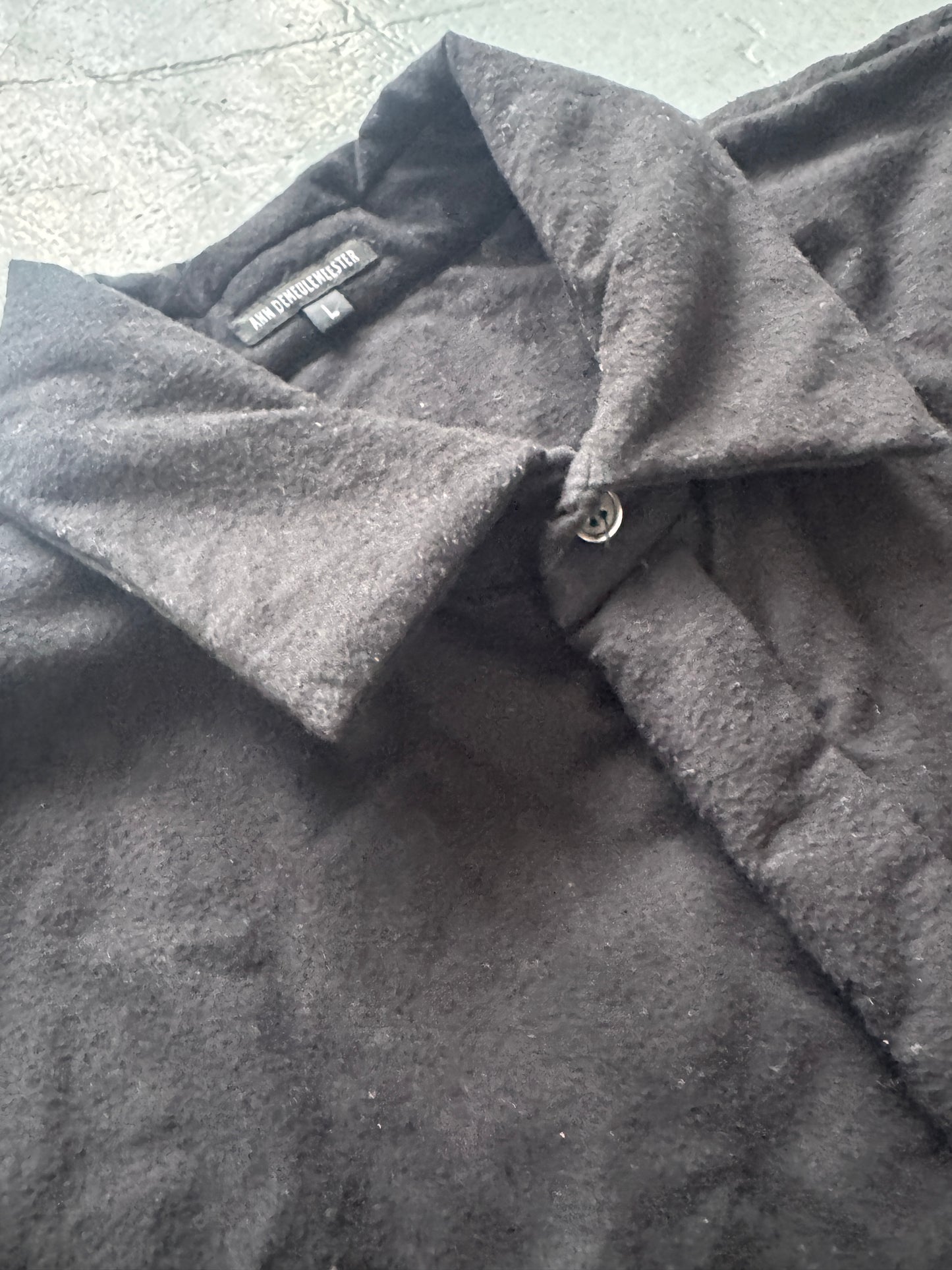 ann demeulemeester padded shirt jacket