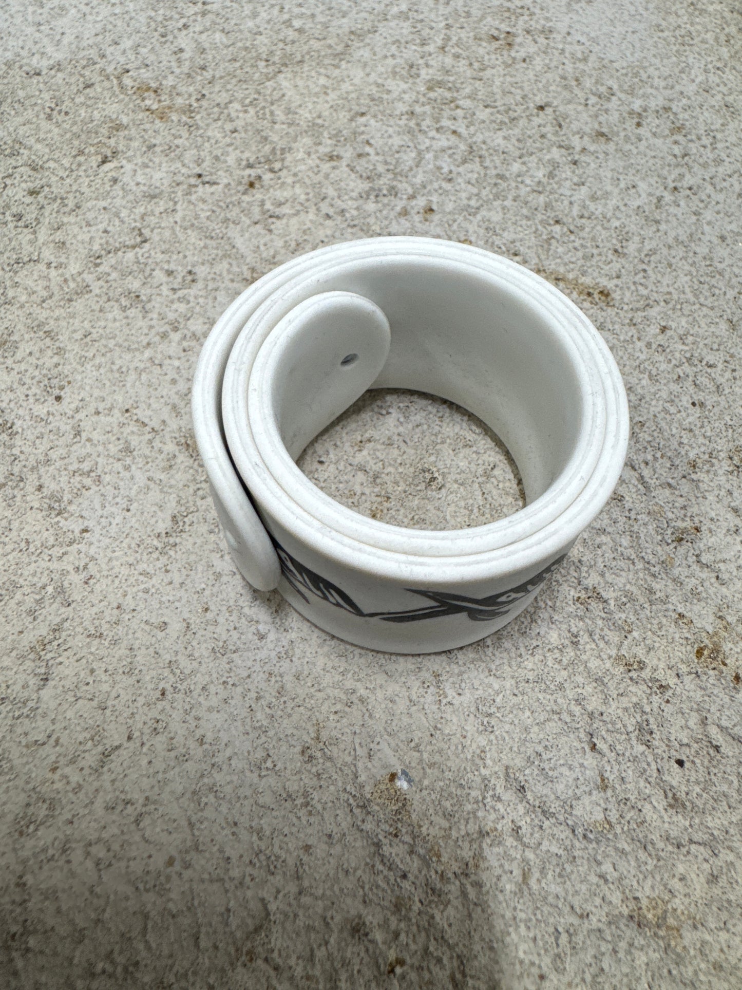 yohji yamamoto y’s pink magnetic snap bracelet