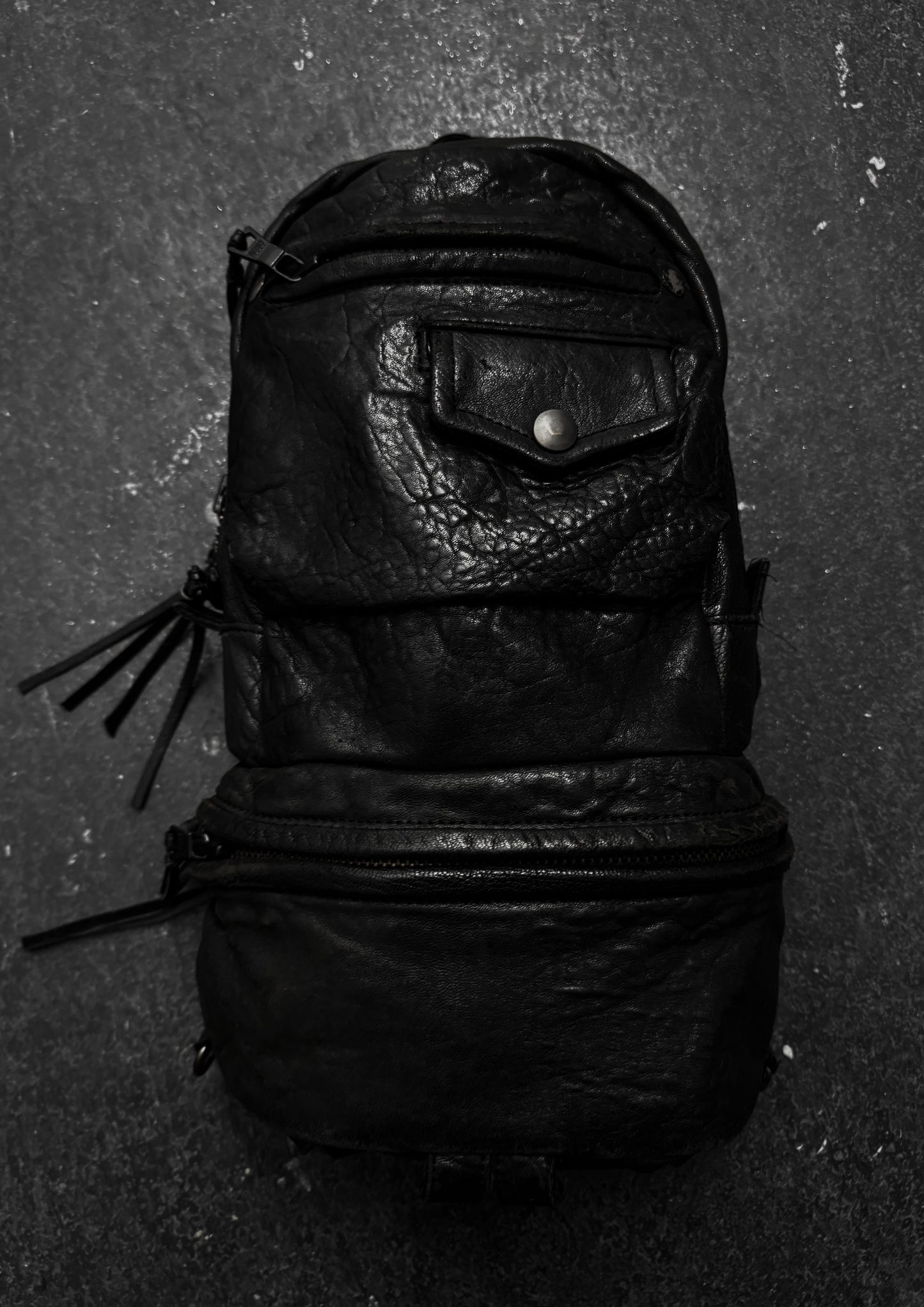 Buffalo Bobs Covered Stud Leather Bag