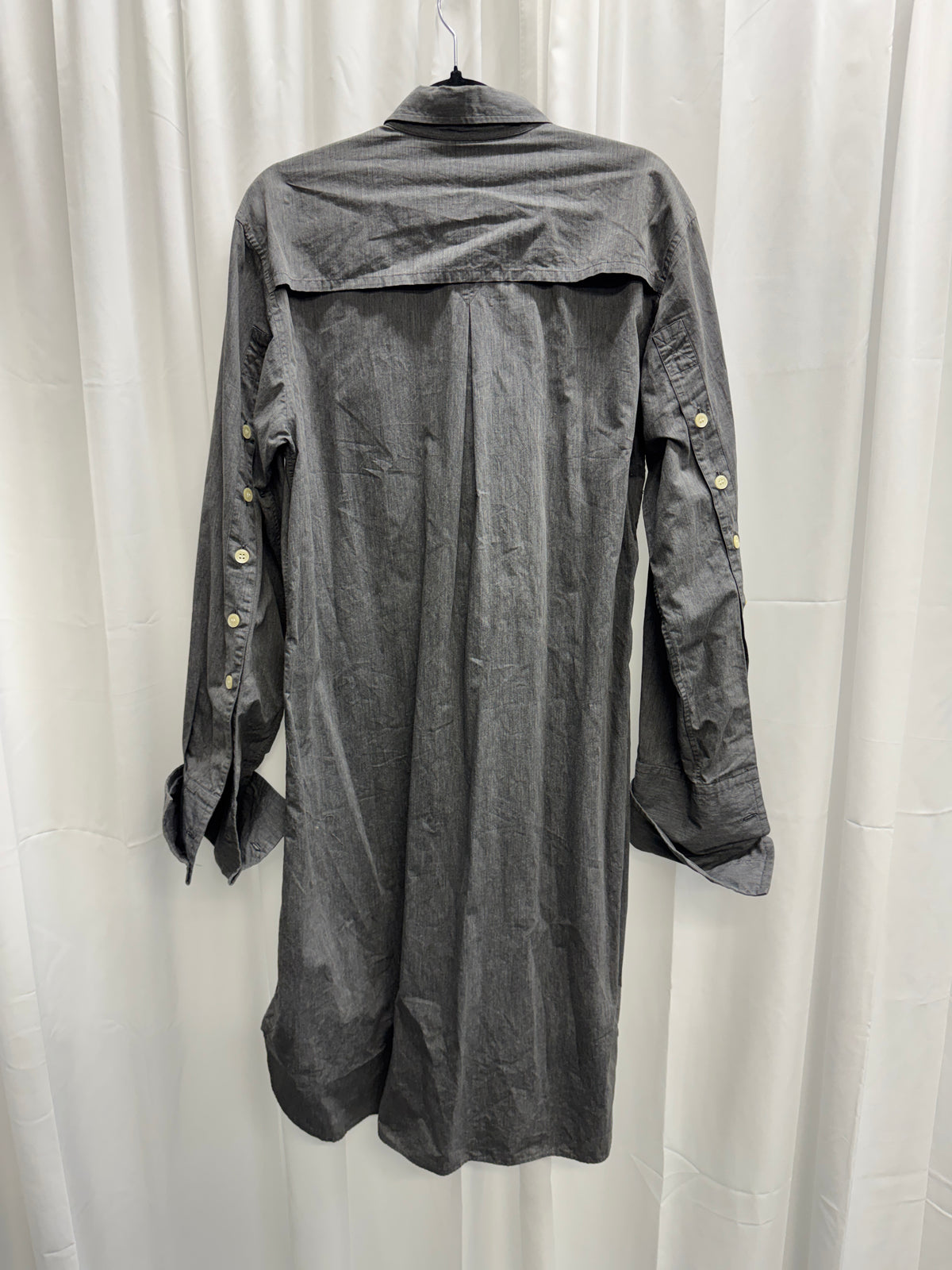 YUJI YAMADA 90s–00s Deconstructed Ruched & Gathered Longline Shirt