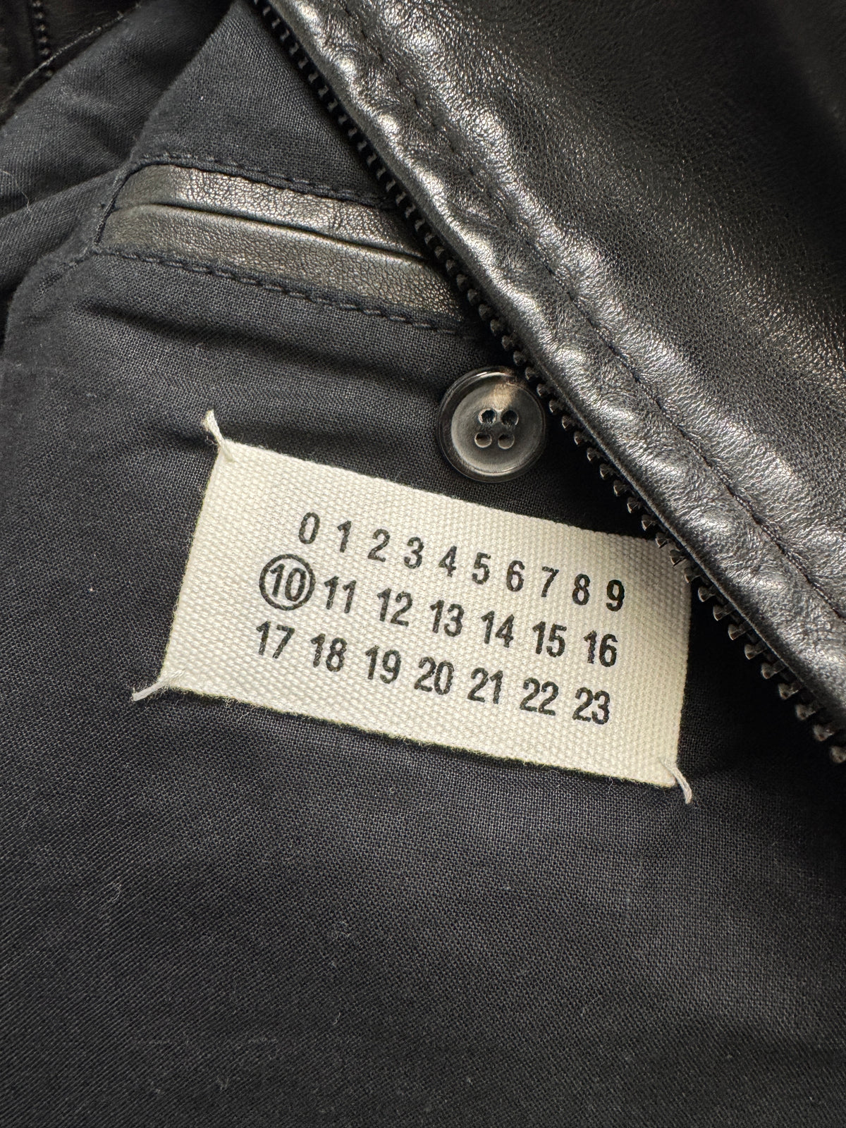 Maison Martin Margiela SS11 Lambskin ‘5 Zip’ Jacket