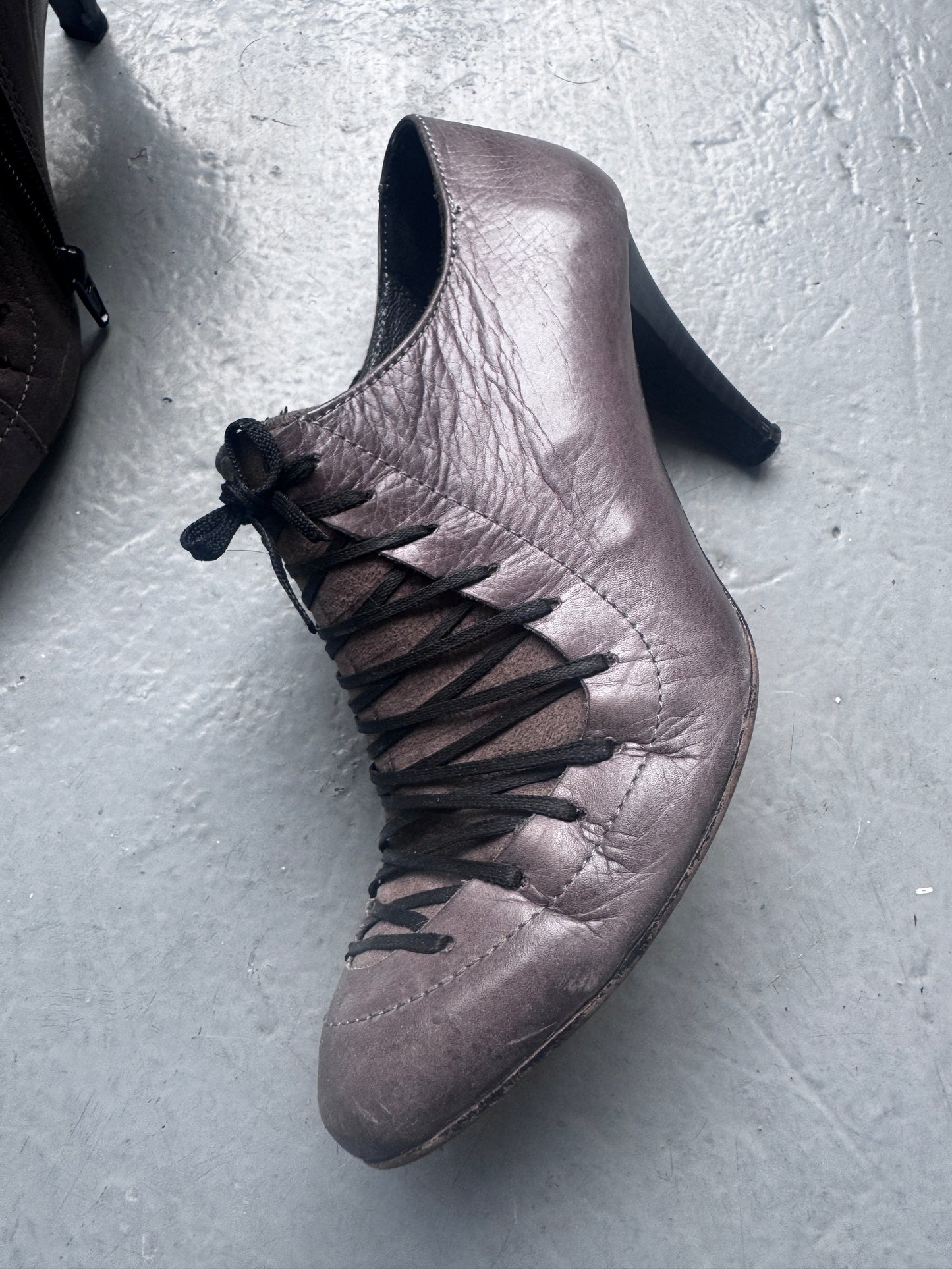 vintage laced boot 37