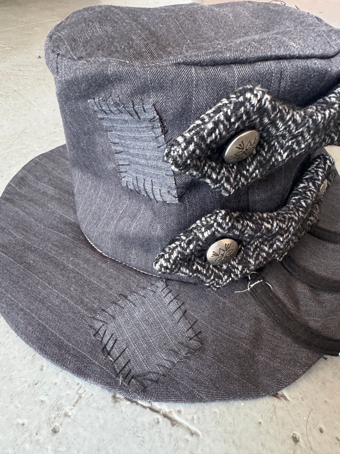 maxwell bresler sample patchwork admiral hat