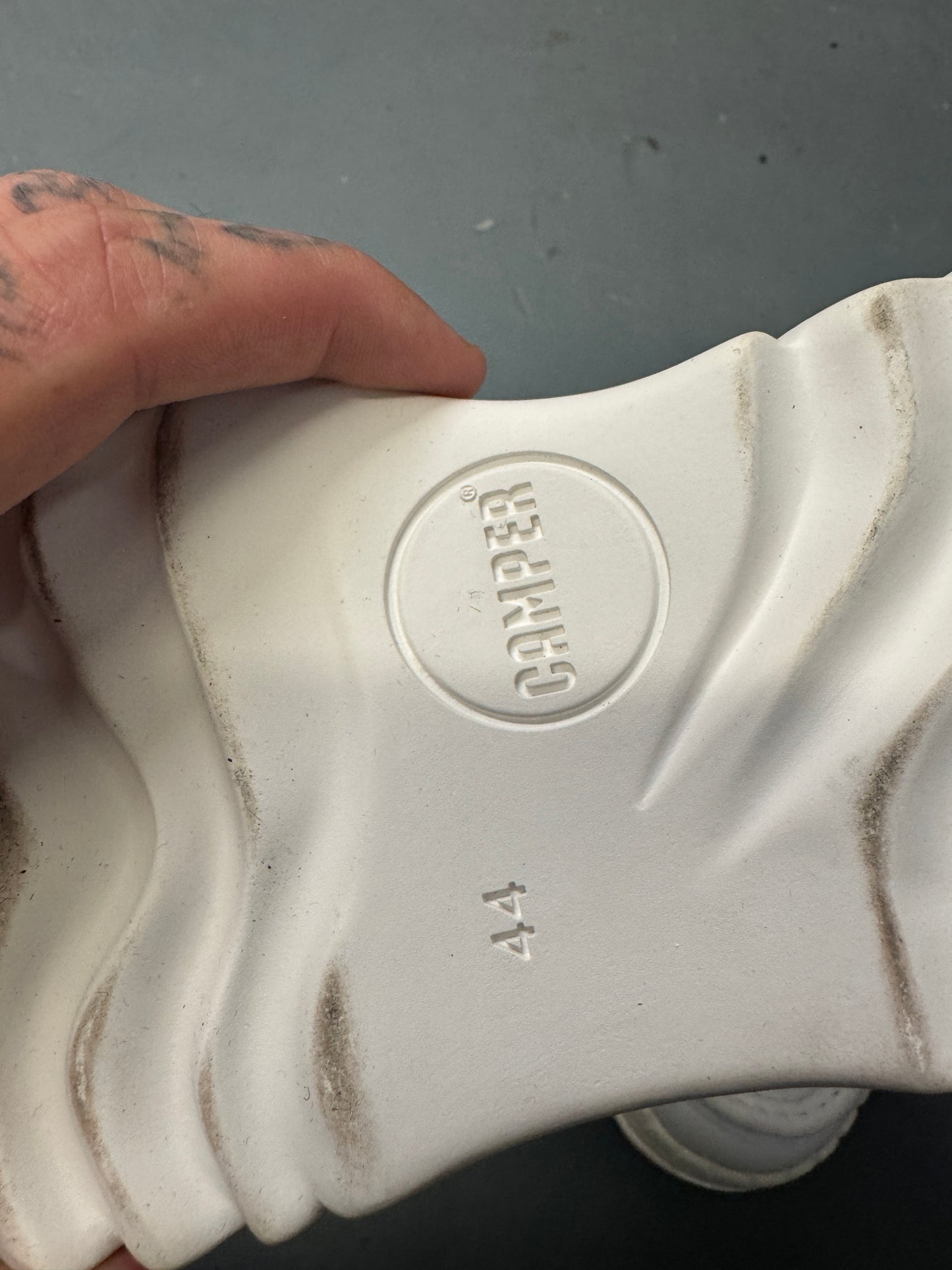 Kiko Kostadinov x Camper Sample White Strap Loafer