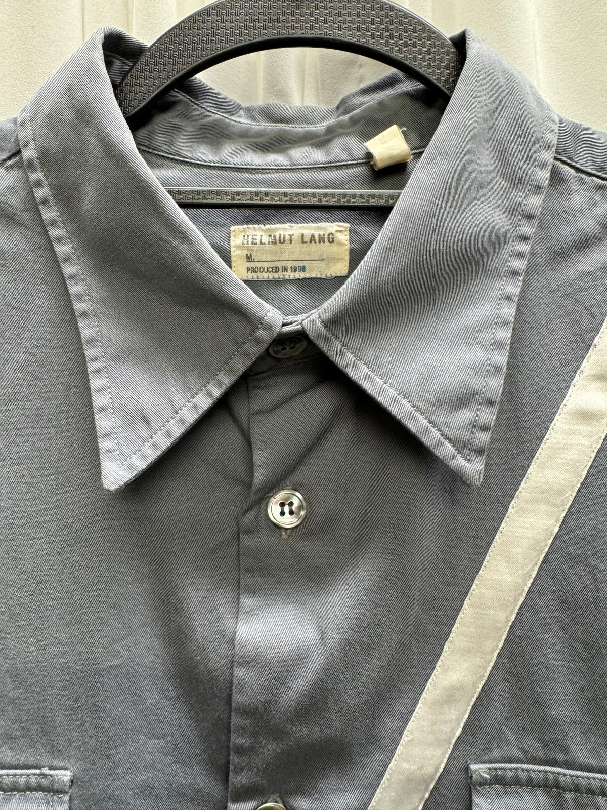 Helmut Lang SS98 Tape Cross Utility Shirt