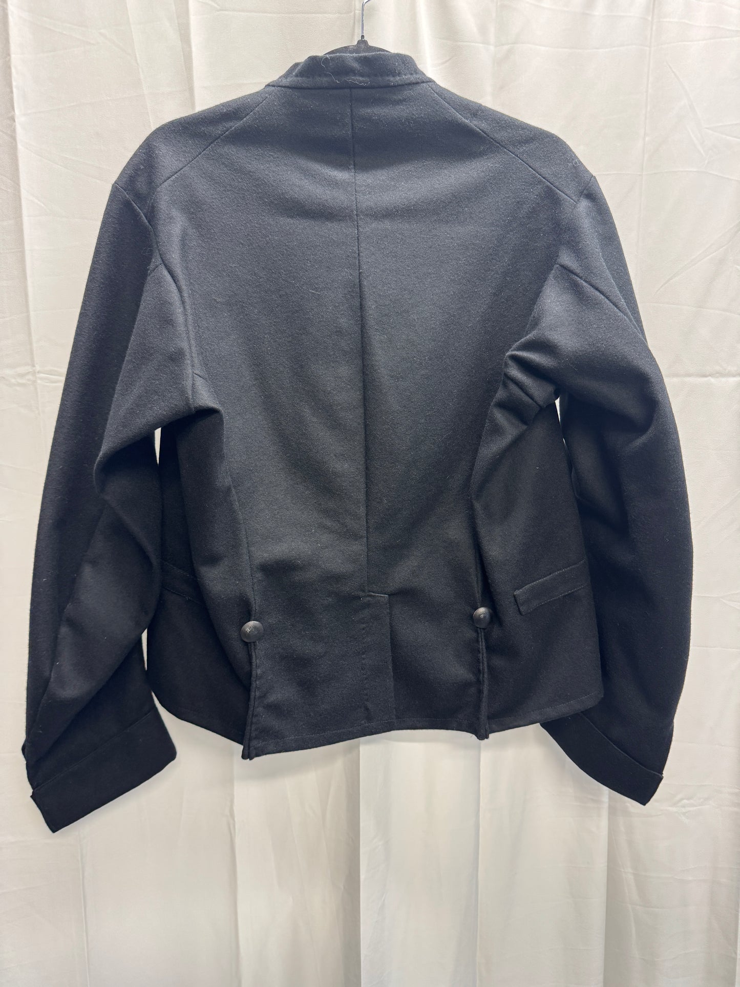 Victorian Era Curved Sleeve Felt Wool Jacket