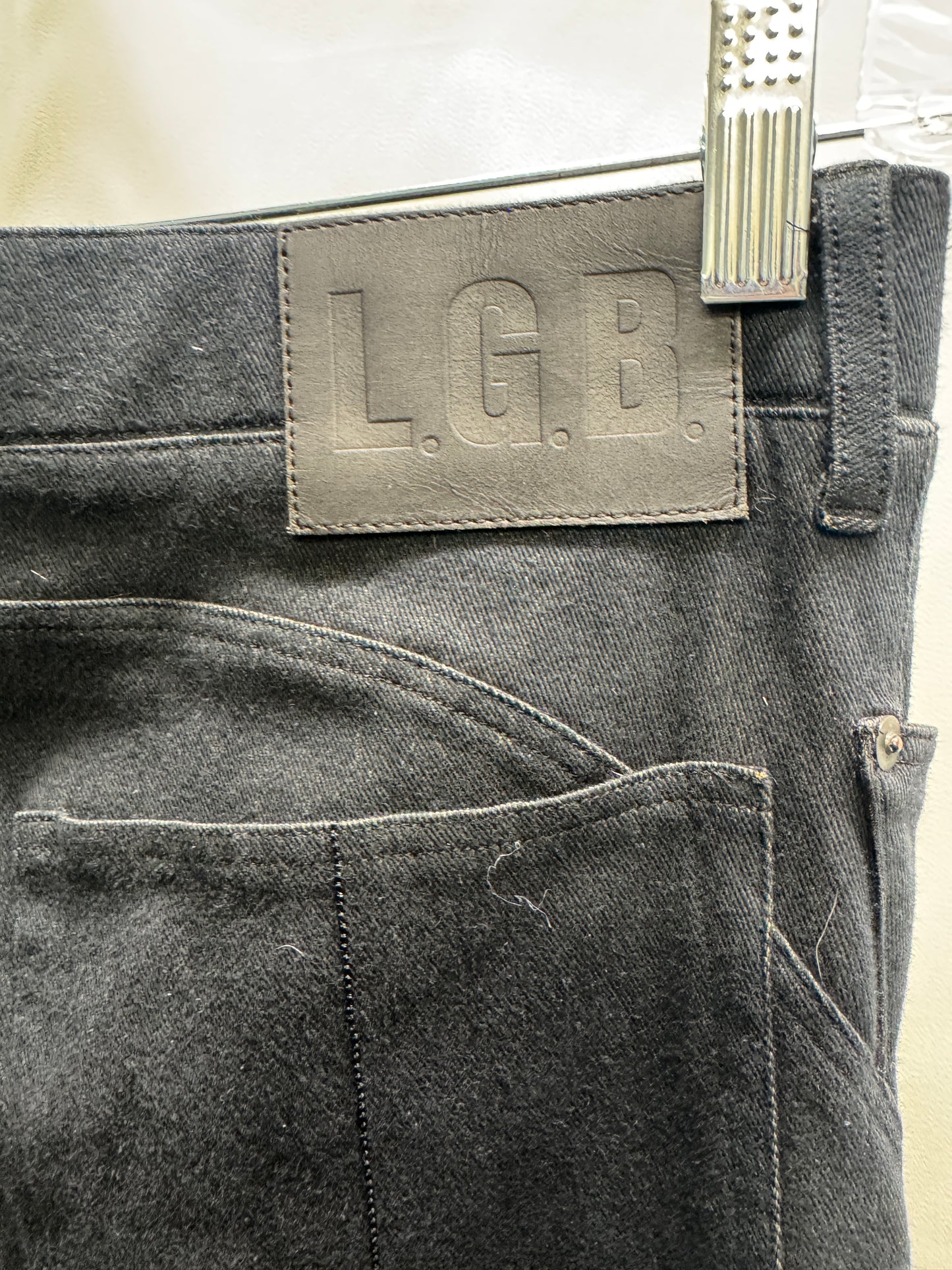 LGB stretch skinny circle seam trouser