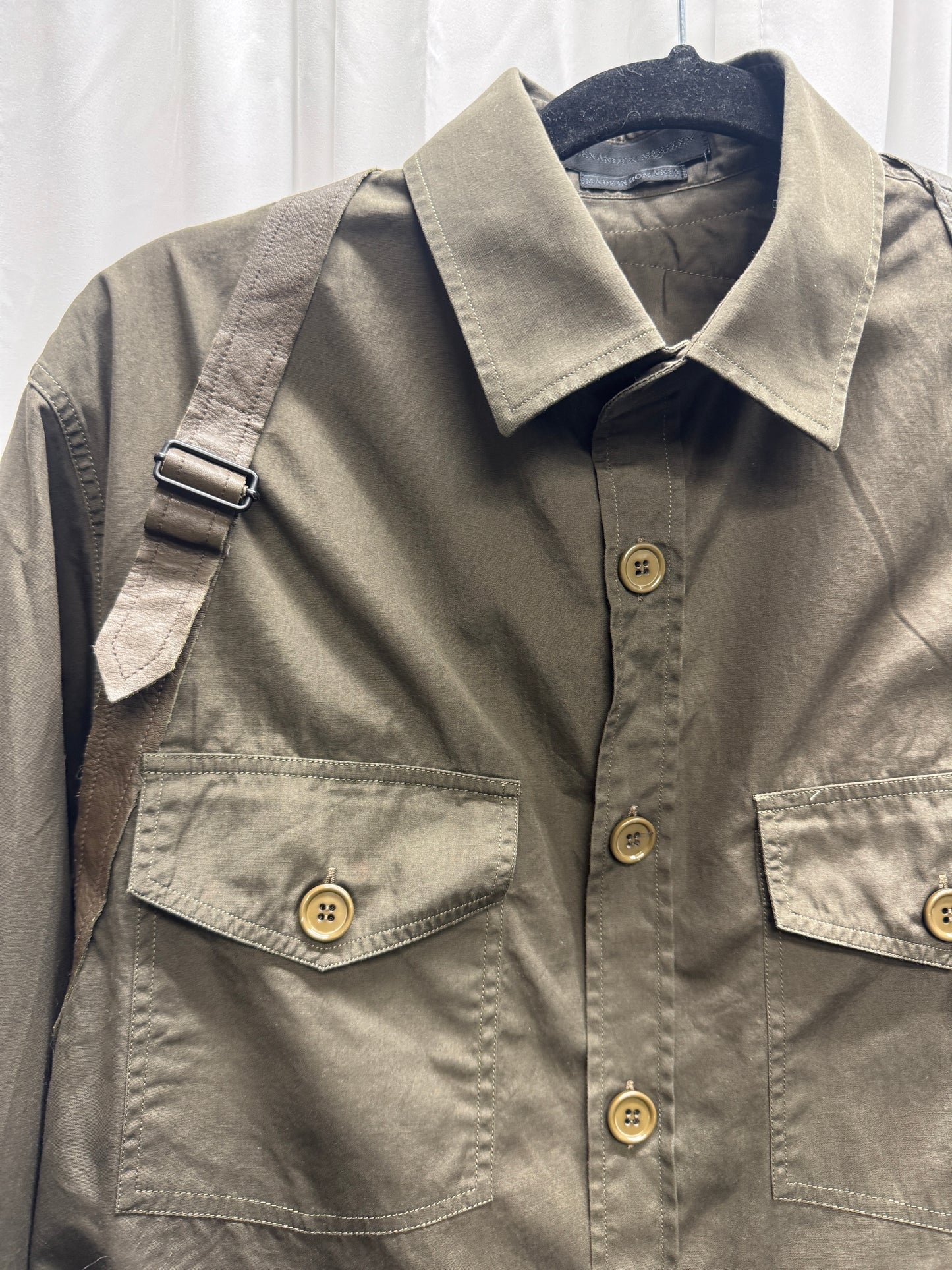 Alexander McQueen Leather Harness Shirt