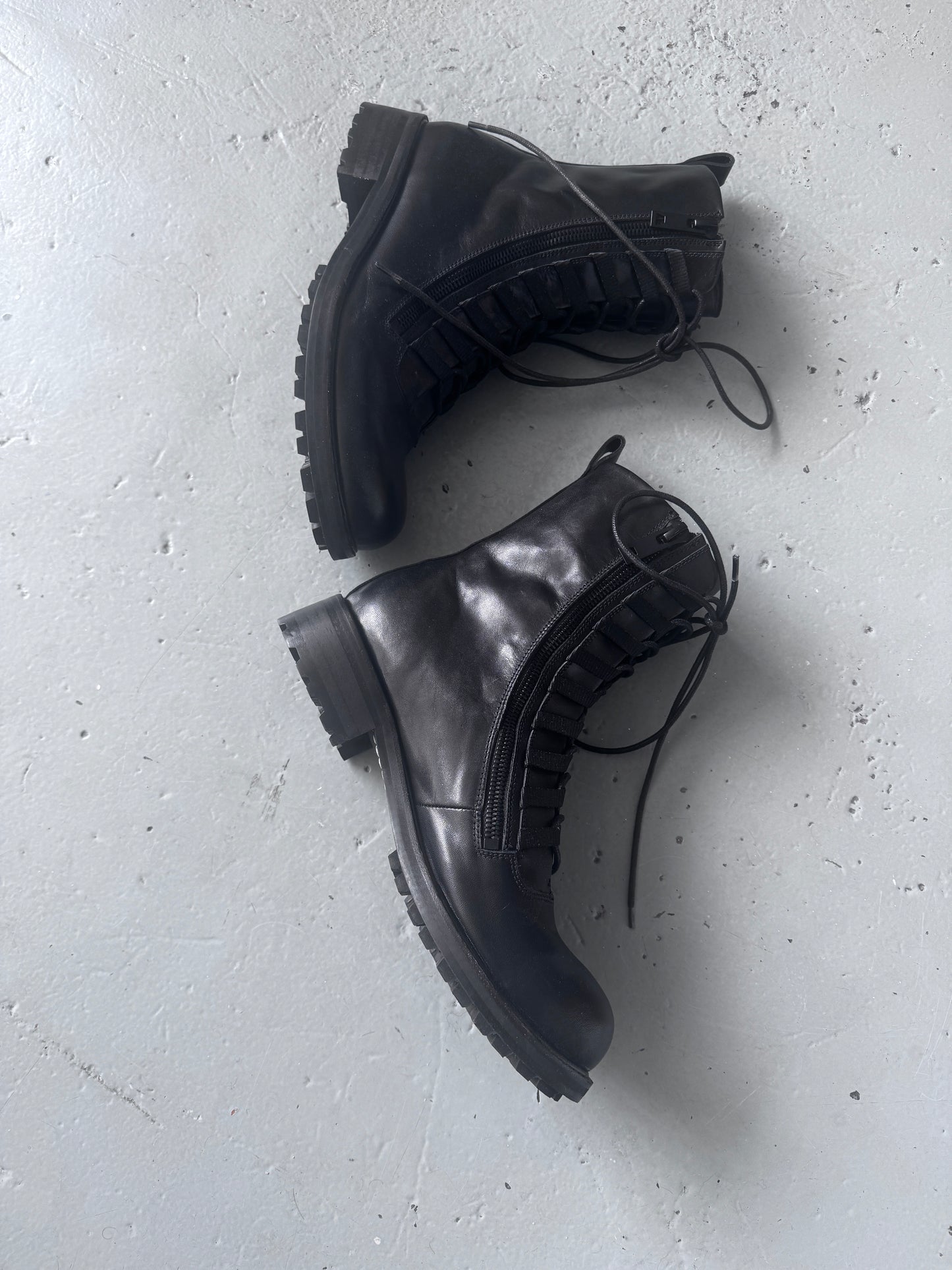 KTZ Lace Double Zip Military Boot