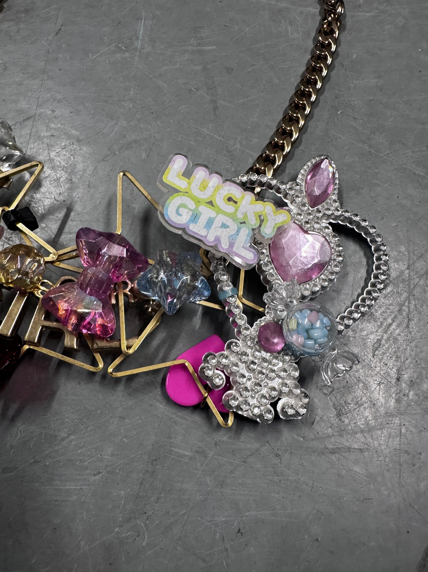 Comme Des Garcons Lucky Girl Jewel Necklace