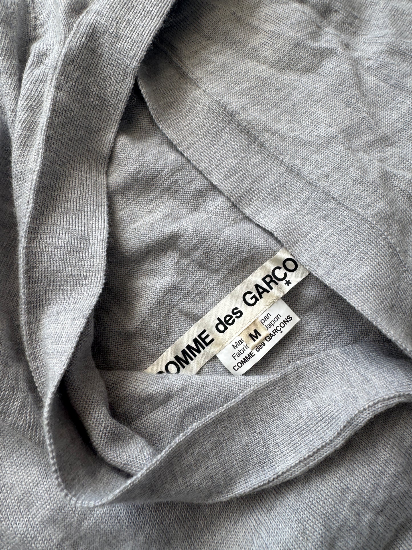 comme des garçons point hood knit