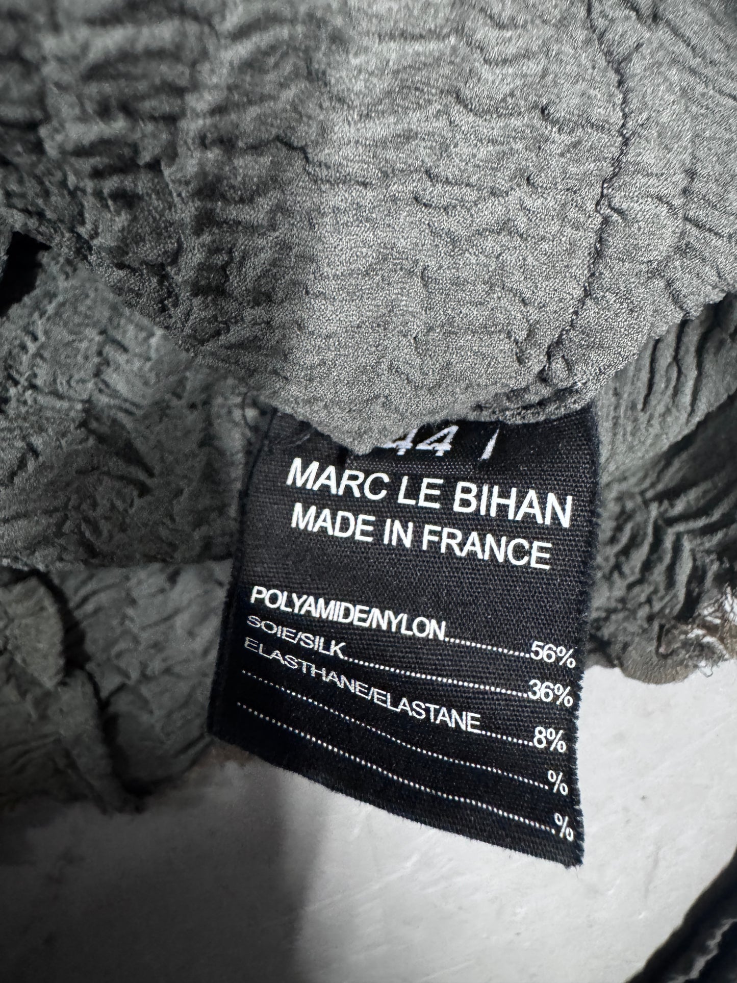 Marc le Bihan Burnt Textile Top
