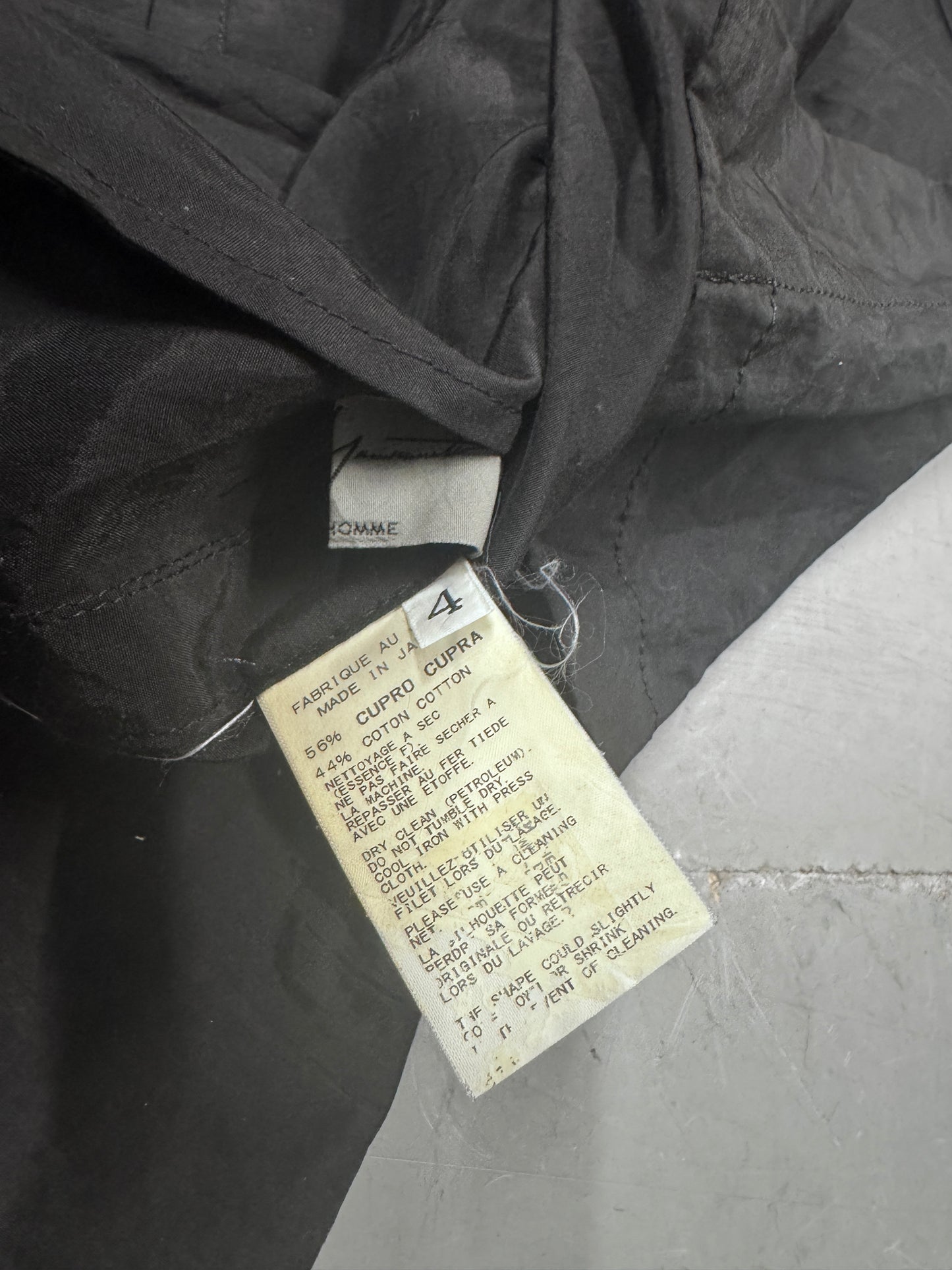 Yohji Yamamoto Pour Homme Flowy Coat / Overshirt
