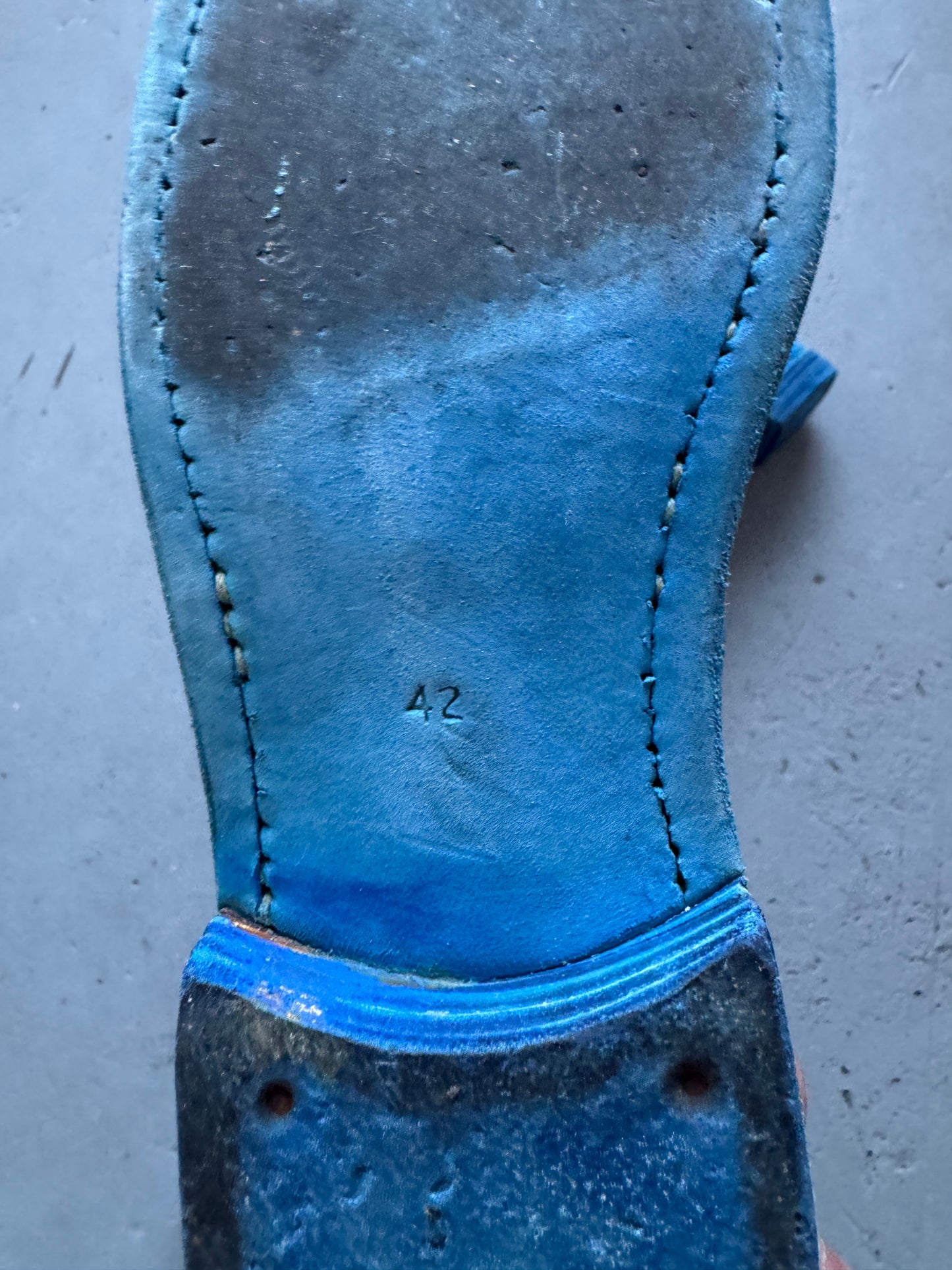guidi blue reverse leather backzip boots