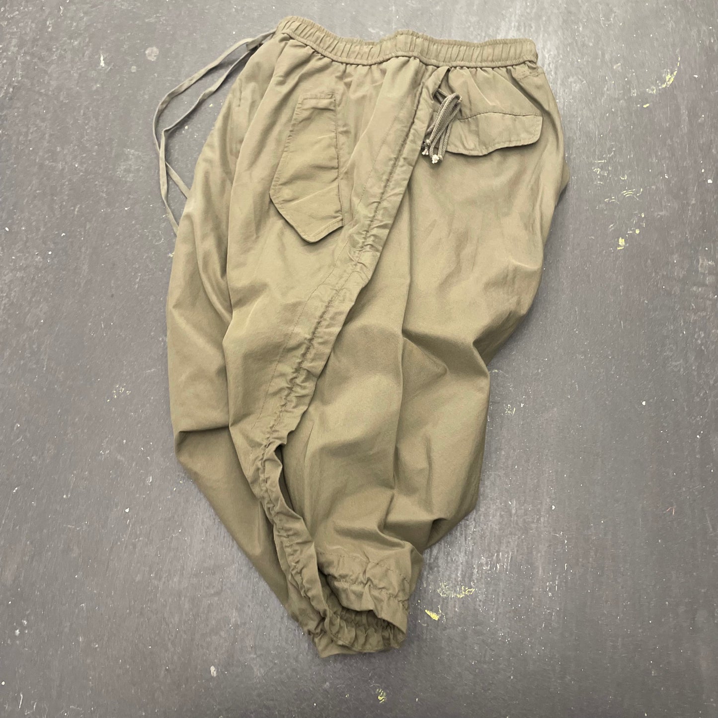 Julius Curved Leg Layer Drop Crotch Shorts
