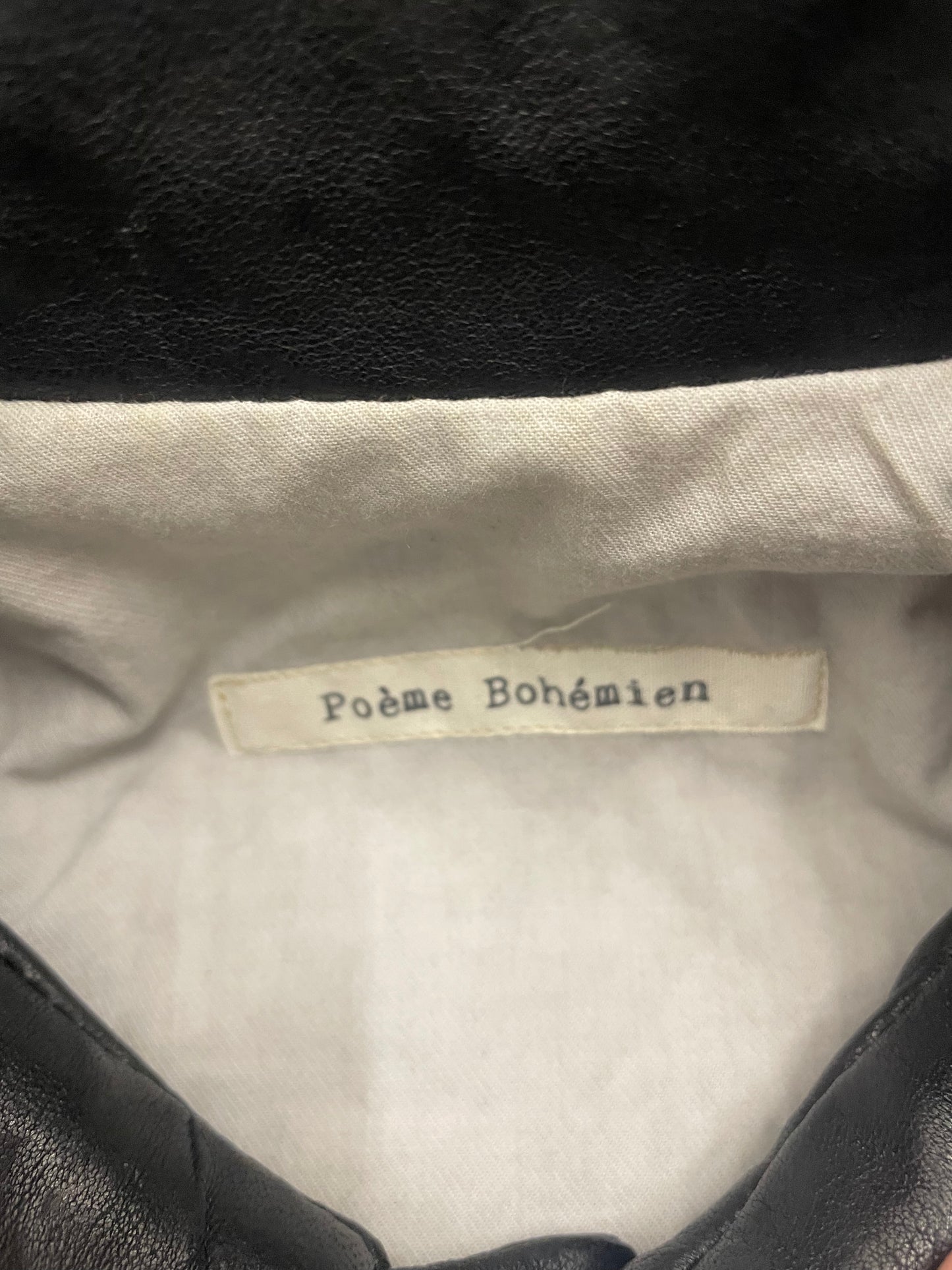 Poeme Bohemien Leather Victorian Jacket