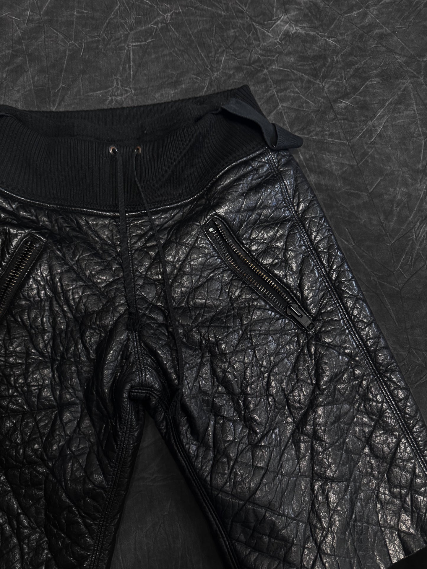 LGB Layered Deer Leather Shorts