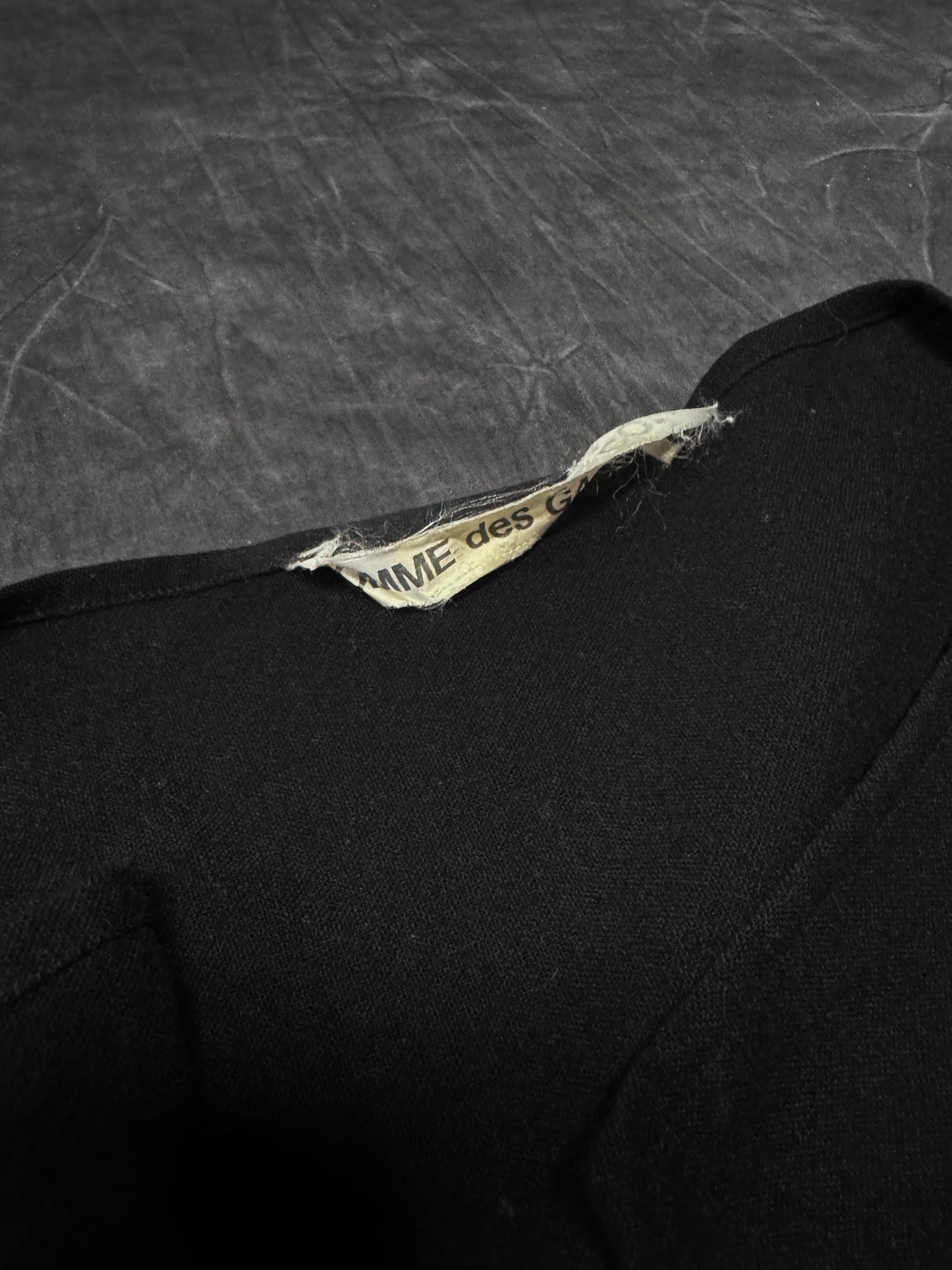 80s/90s Comme Des Garcons 3 Panel Cross Front Cardigan