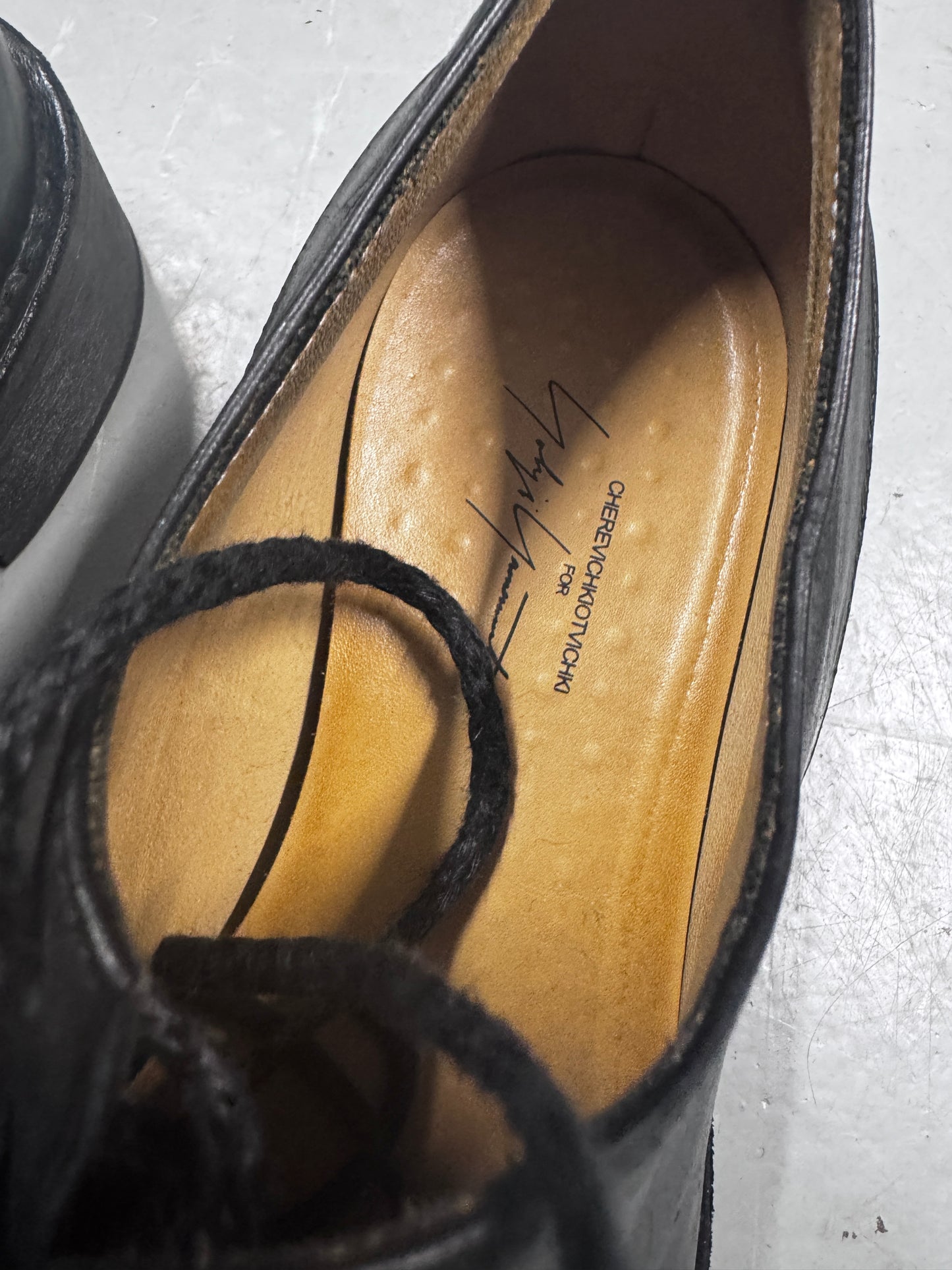 Cherevichkiotvichki for Yohji Yamamoto Women’s Twisted Derbies
