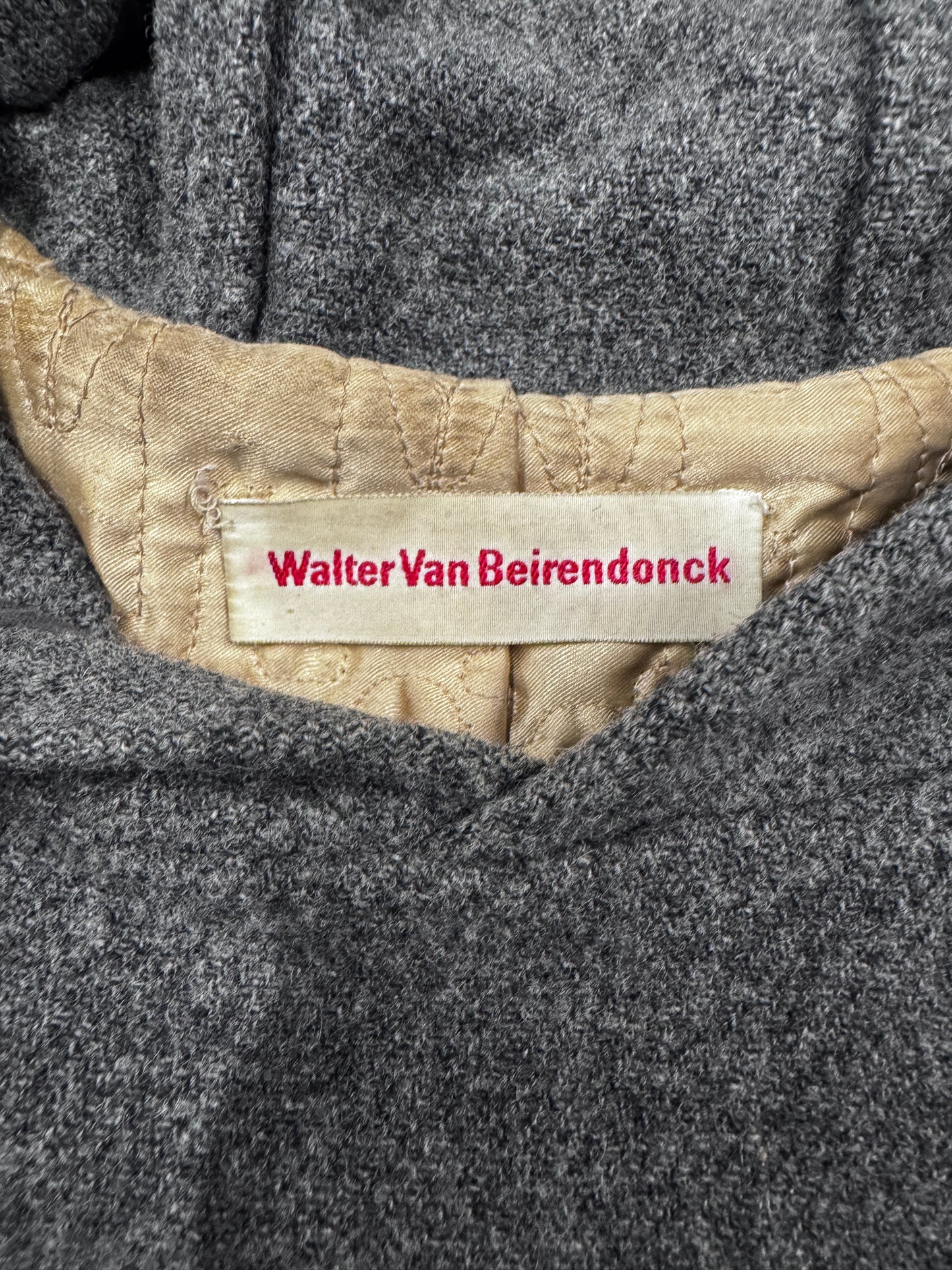Walter Van Beirendonck Hand Pocket Button Hoodie