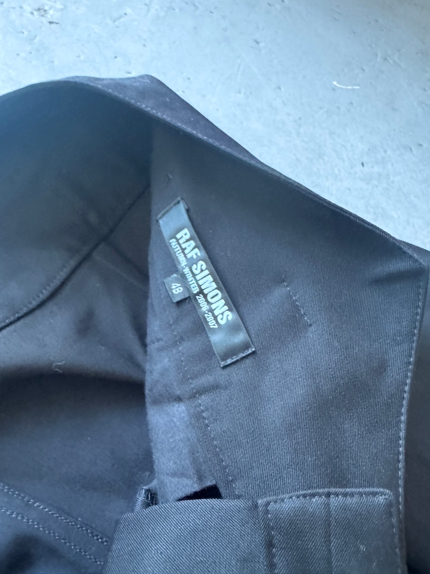 raf simons aw06 cummerbund trouser 32