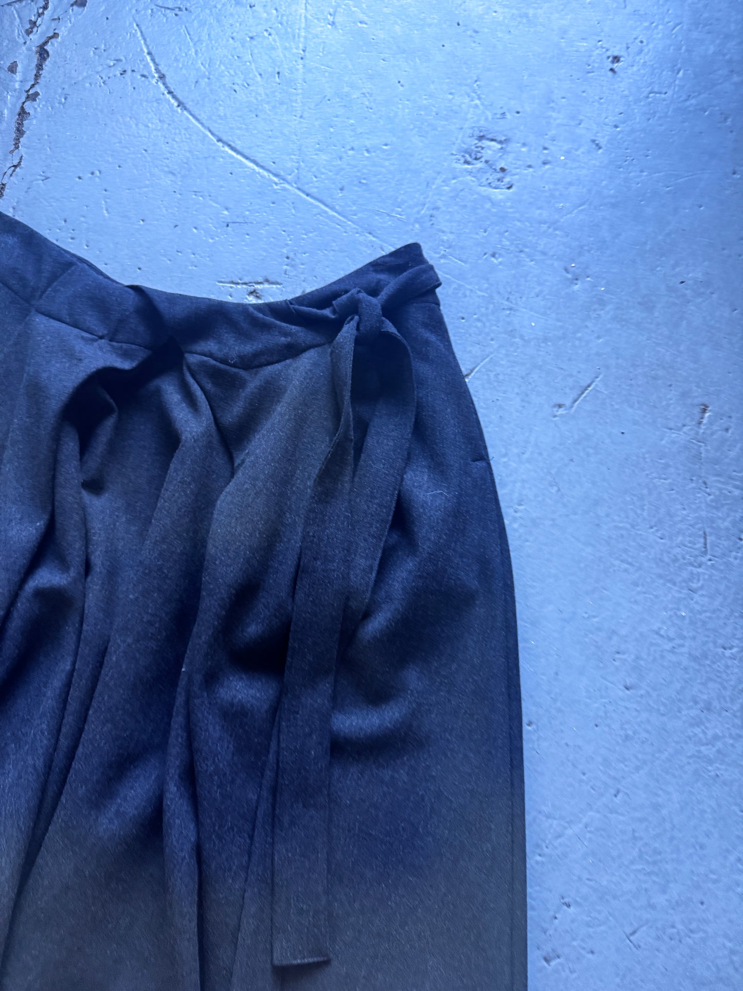 sistere drop crotch wool 3/4 short