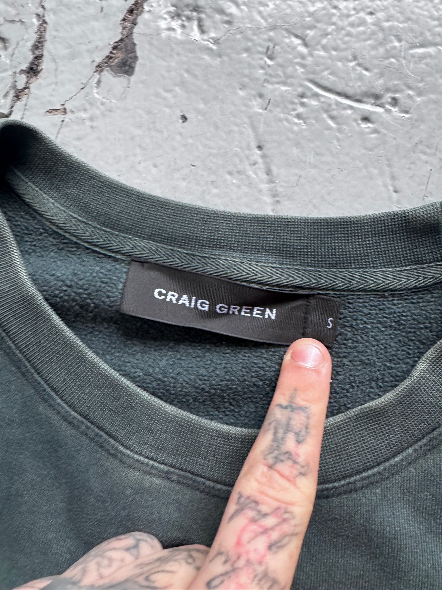craig green hole detail sweater