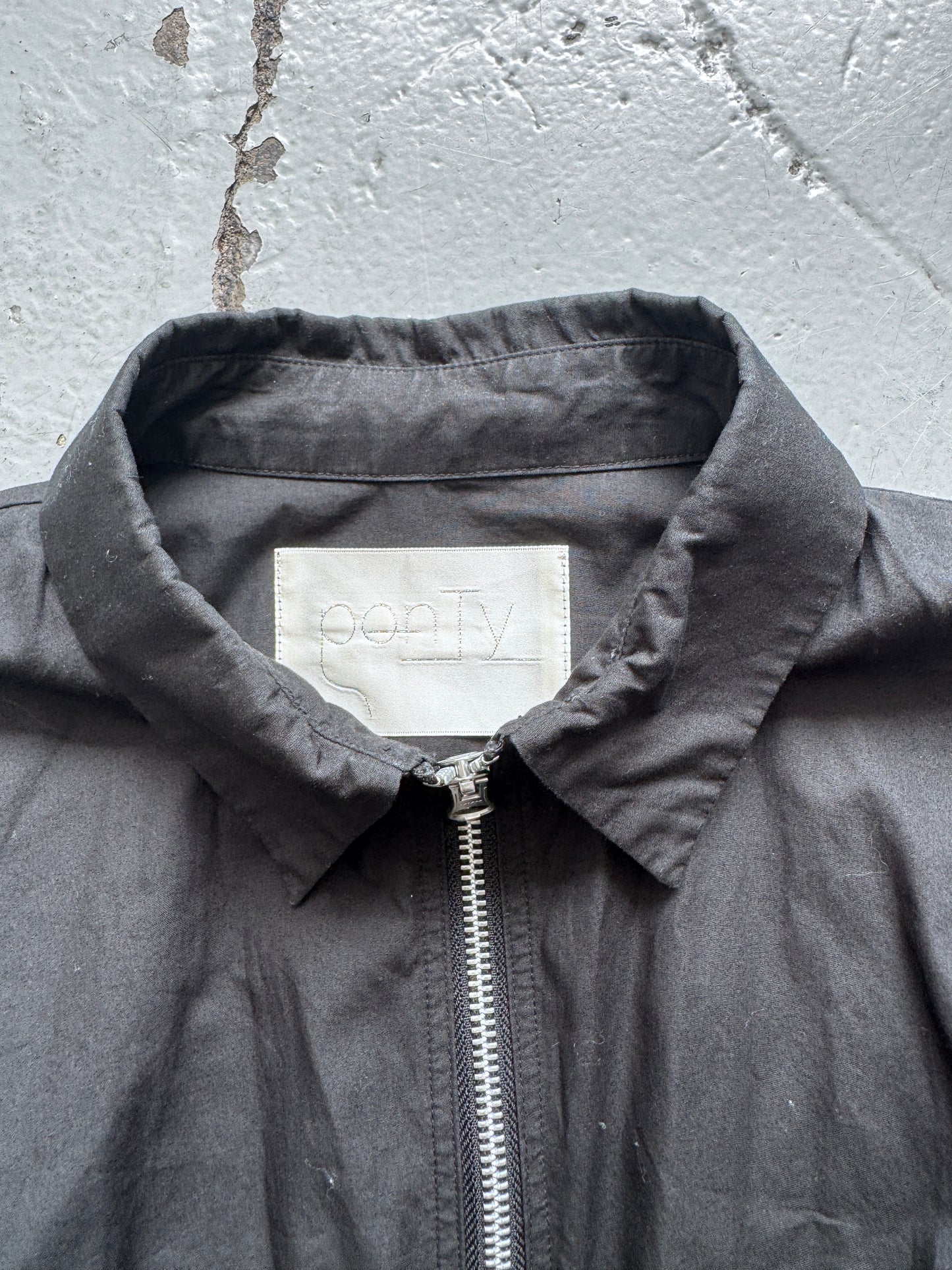 ponty / yaponski box cut zip up