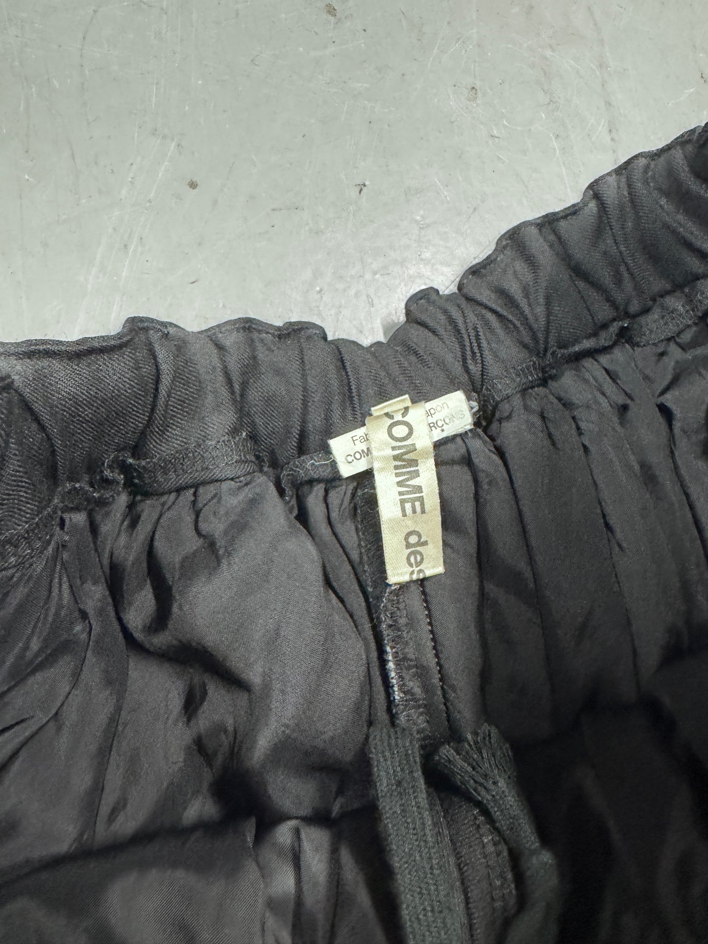Comme Des Garcons Drop Crotch Puff Pant