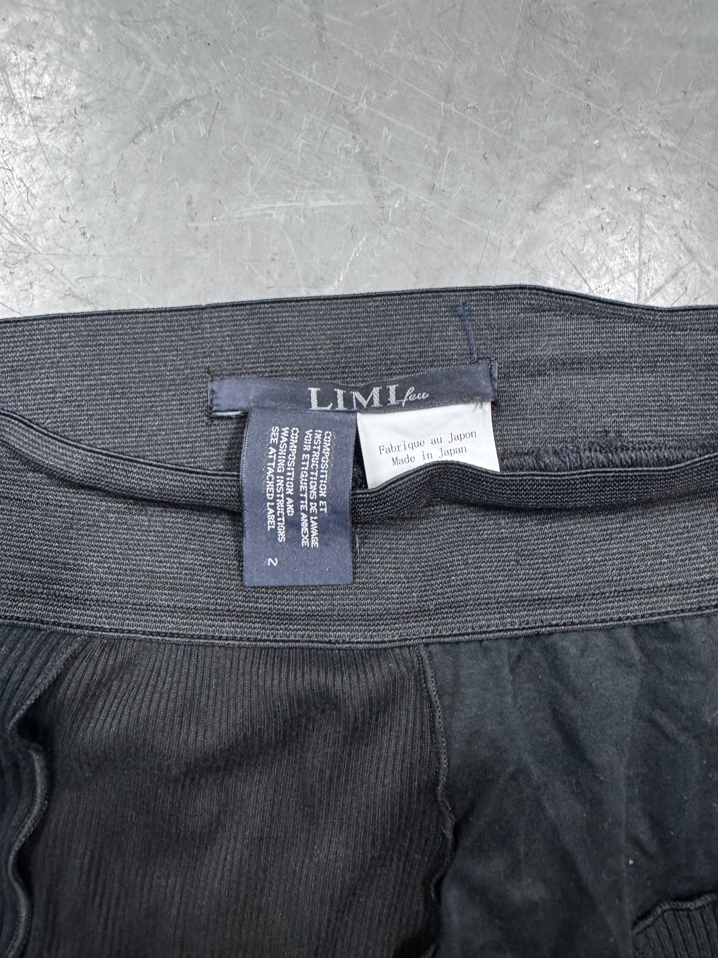 Limi Feu Patchwork Knit and Sheer Leggings