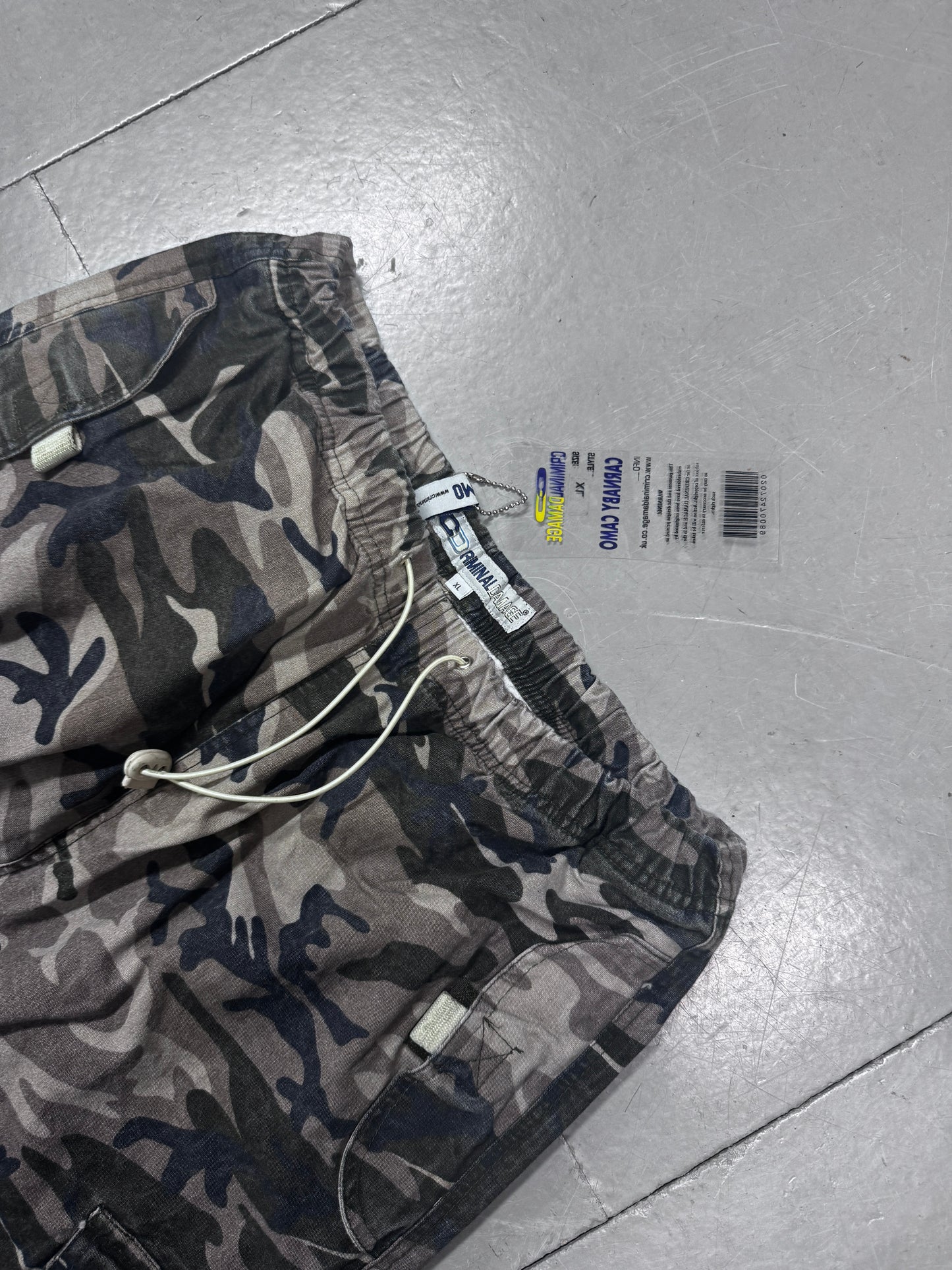 Criminal Damage Gusset Camo Cargo