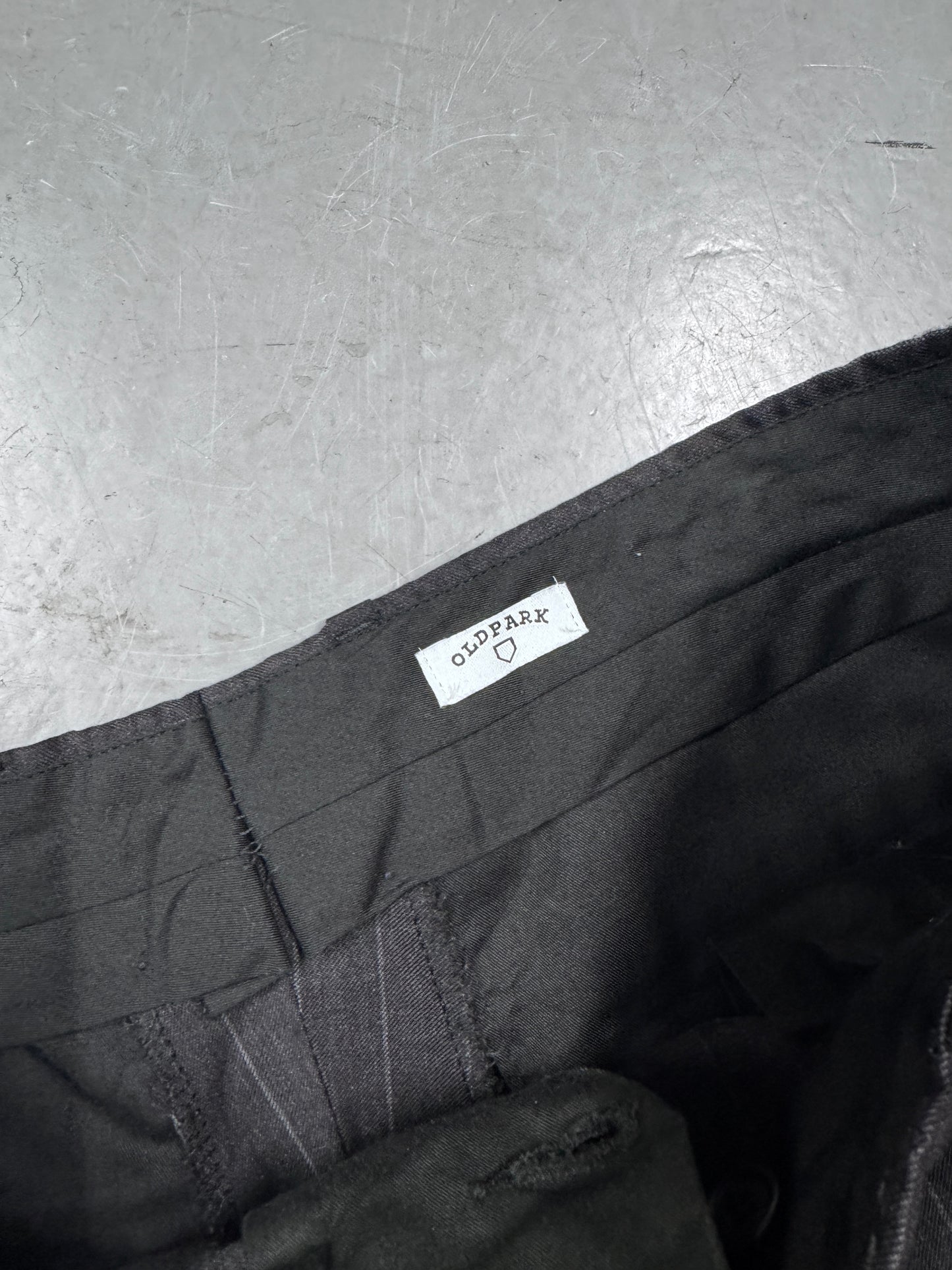 Old Park Exposed Seam Split hem Trouser