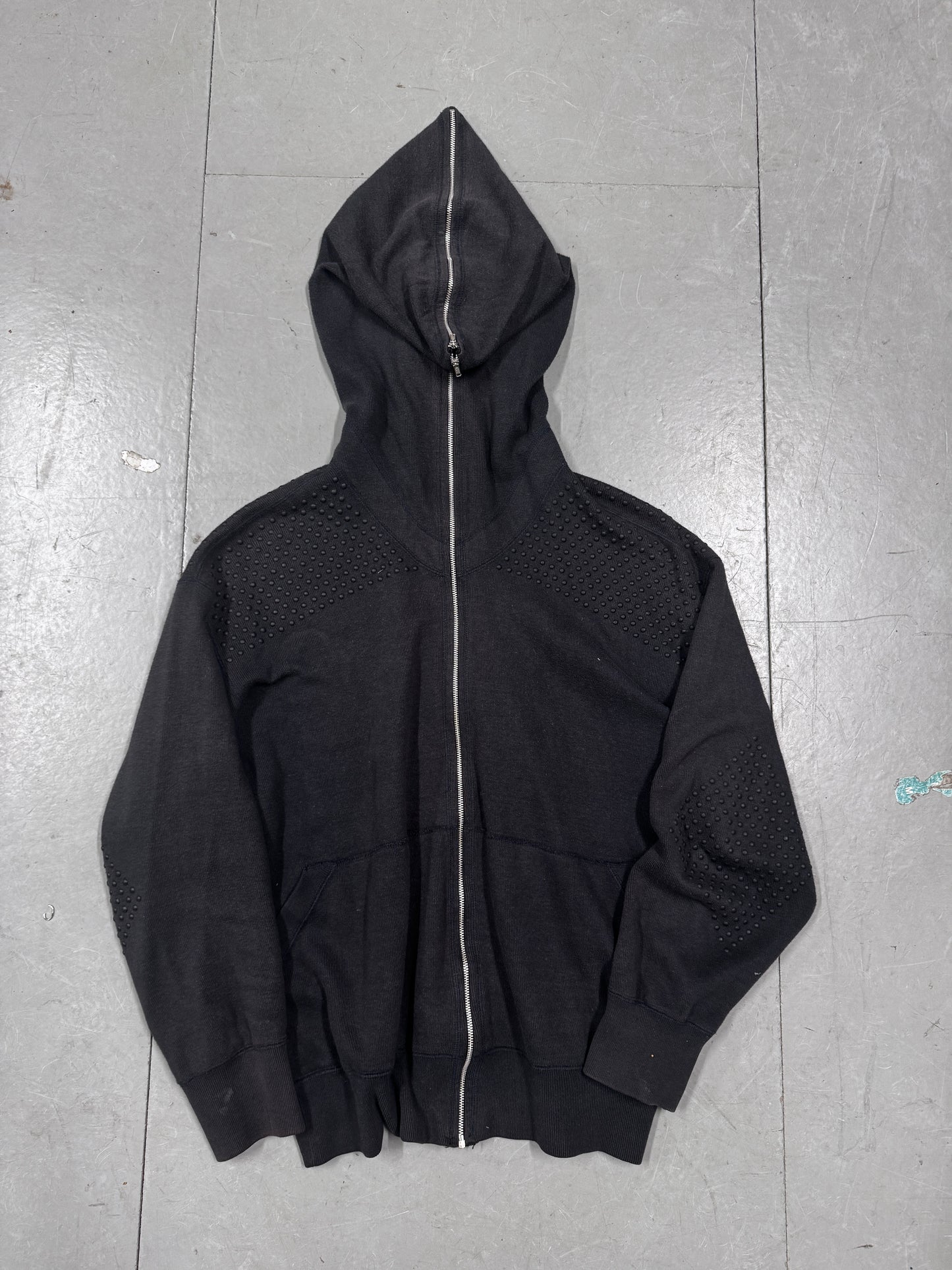 Issey Miyake Early 80s Full Zip Rubberised hoodie